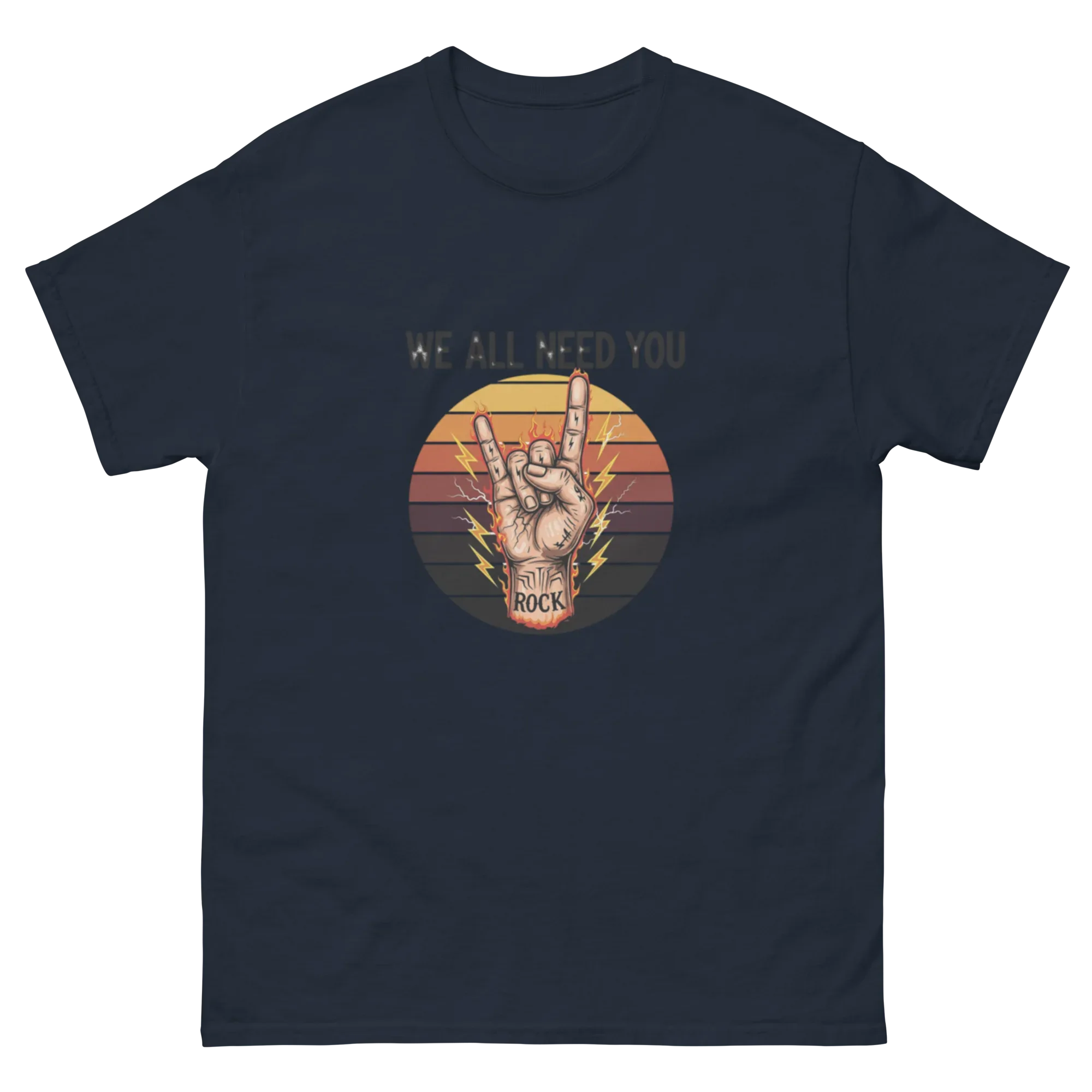 WE ALL NEED YOU unisex t-shirt - Printoo Shop - - metalmusic, Music t-shirt, t-shirt, unisex, Unisex Classic Tee | Gildan 5000