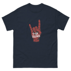 METAL HORNS F*CK SILENCE unisex t-shirt - - - Printoo Shop