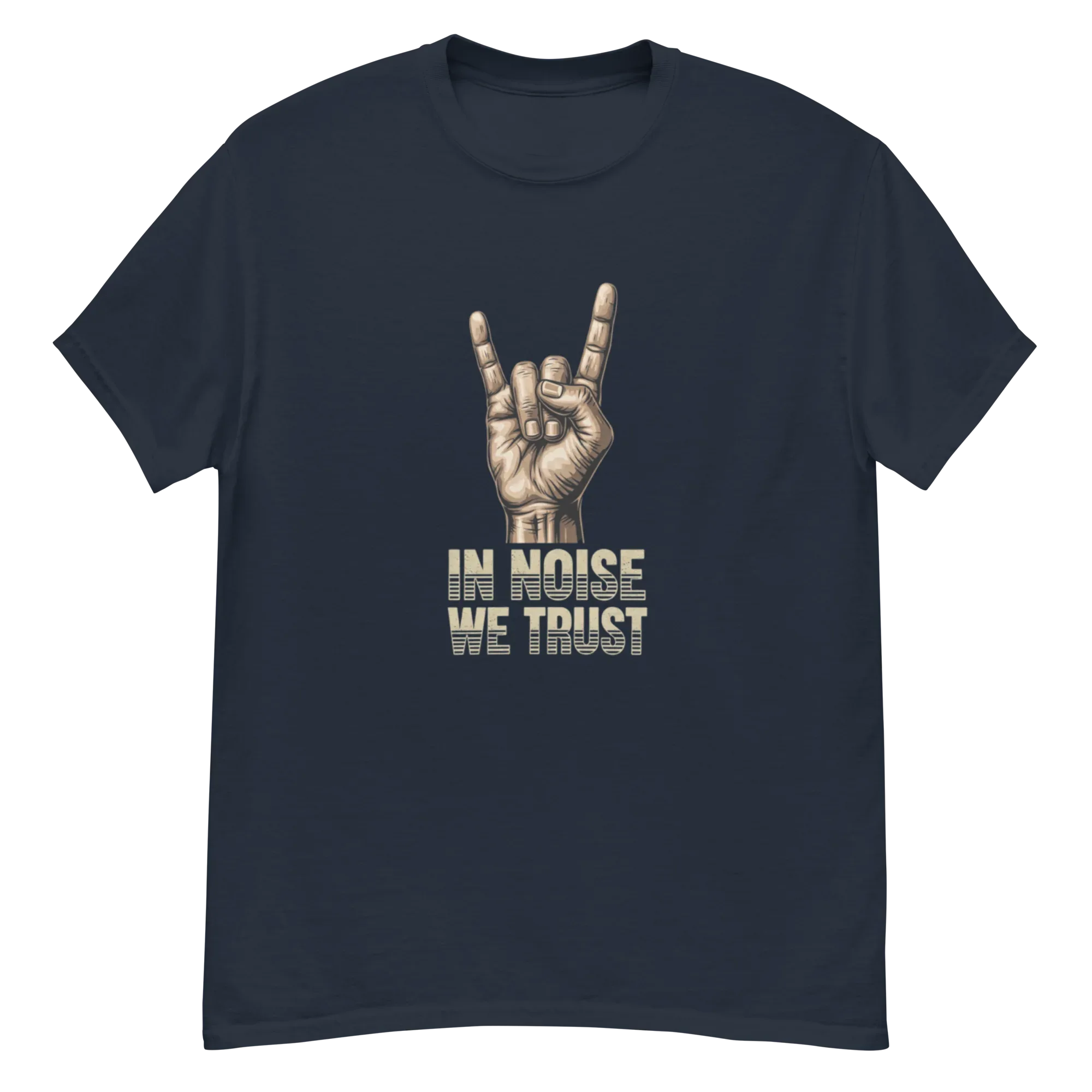 IN NOISE WE TRUST unisex t-shirt - Printoo Shop - - metalmusic, Music t-shirt, t-shirt, unisex, Unisex Classic Tee | Gildan 5000