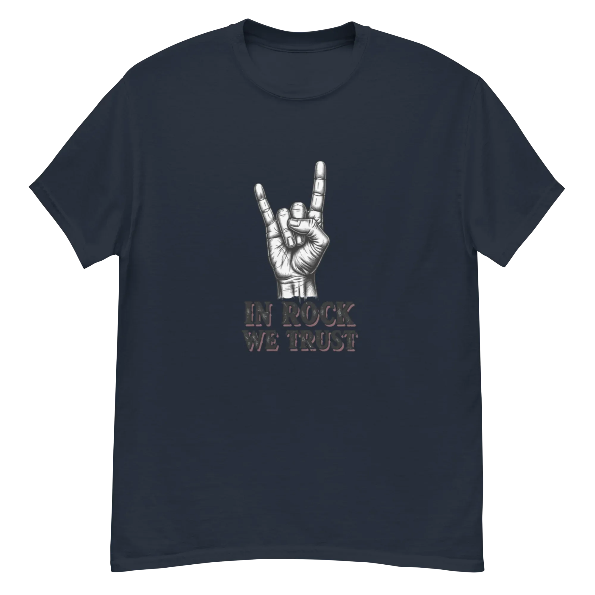 IN ROCK WE TRUST unisex t-shirt - - - Printoo Shop