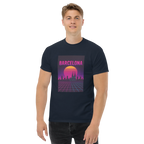 BARCELONA RETRO SYNTHWAVE unisex t-shirt - Printoo Shop - - Retro & Synthwave T-Shirts, t-shirt, unisex, Unisex Classic Tee | Gildan 5000