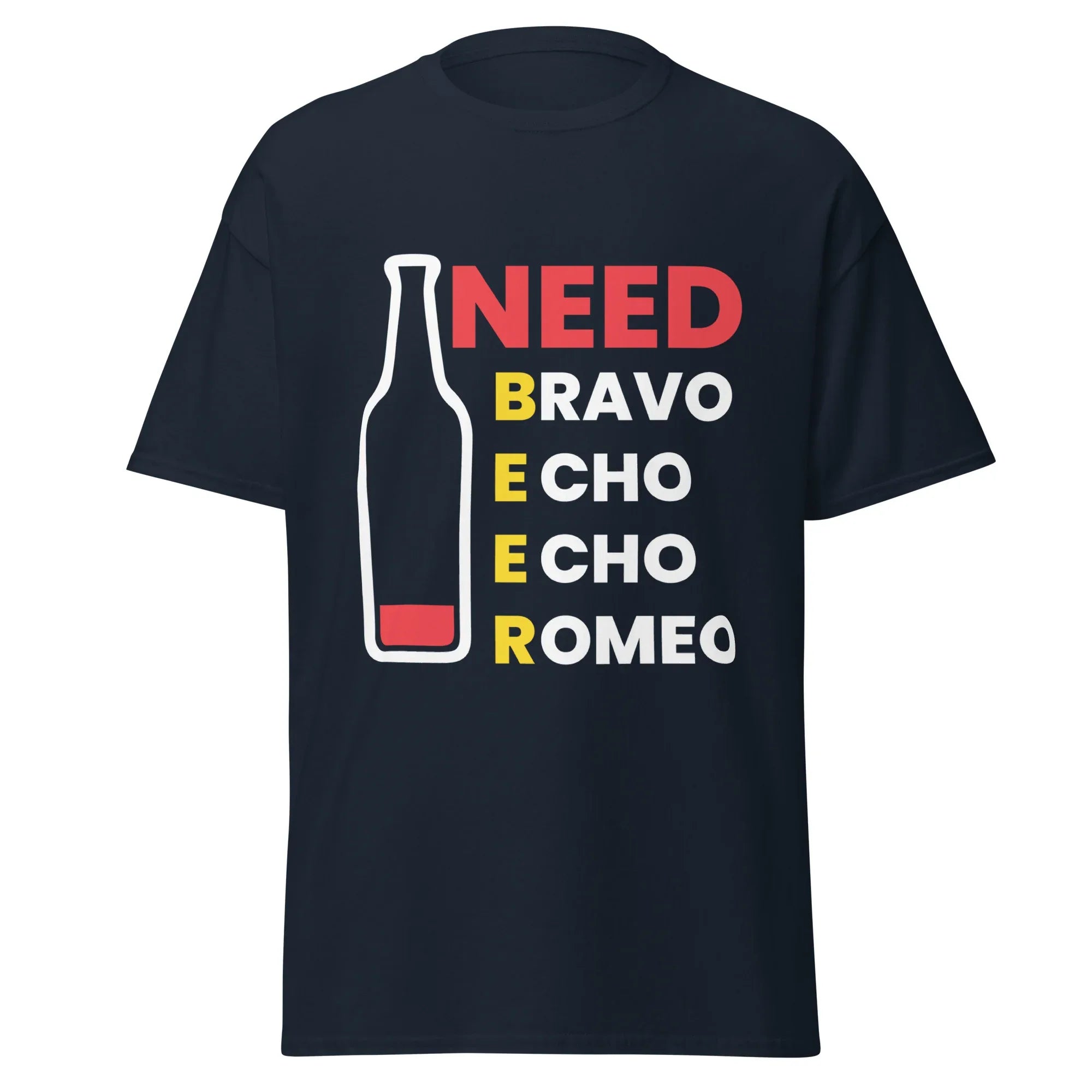 NEED BRAVO unisex t-shirt - Printoo Shop - - Alcohol, beer, t-shirt, unisex, Unisex Classic Tee | Gildan 5000