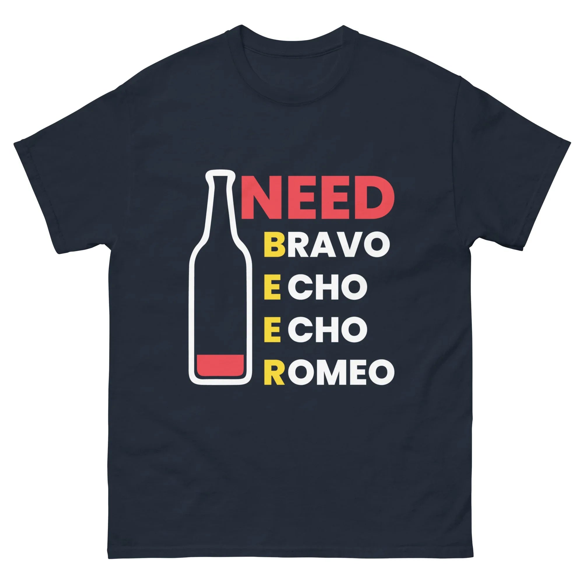 NEED BRAVO unisex t-shirt - Printoo Shop - - Alcohol, beer, t-shirt, unisex, Unisex Classic Tee | Gildan 5000