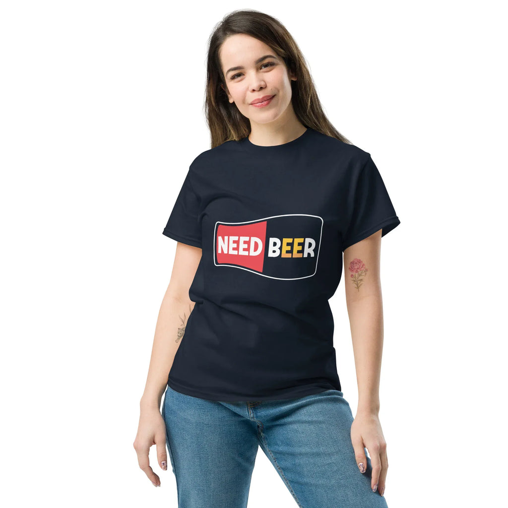 NEED BEER unisex t-shirt - - - Printoo Shop