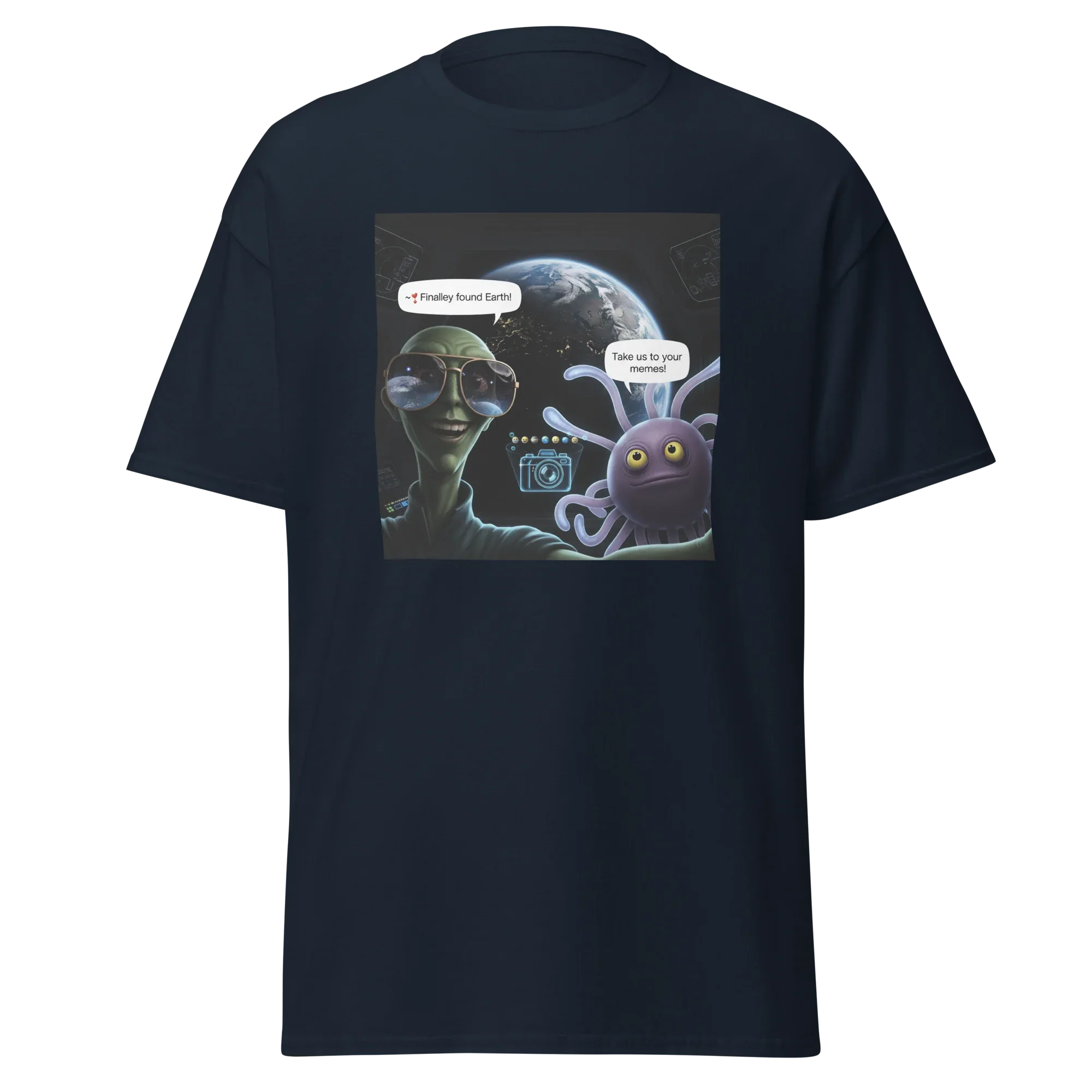 FINALLY FOUND EARTH unisex t-shirt - Printoo Shop - - Astronomy, Fantasy, t-shirt, unisex, Unisex Classic Tee | Gildan 5000