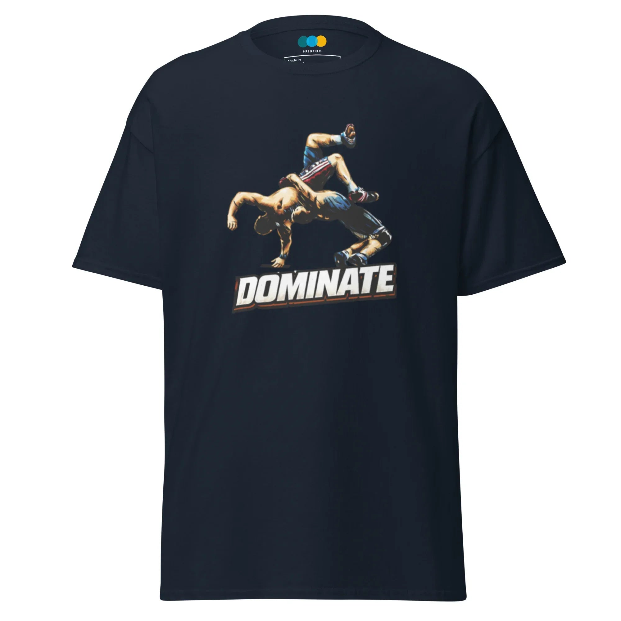 DOMINATE men’s t-shirt - Black / S - Printoo Shop - 5846761_11546
