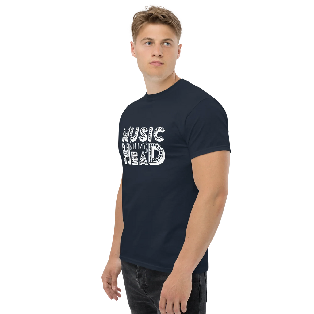 MUSIC IN MY HEAD unisex t-shirt - - Music t-shirts - Printoo Shop