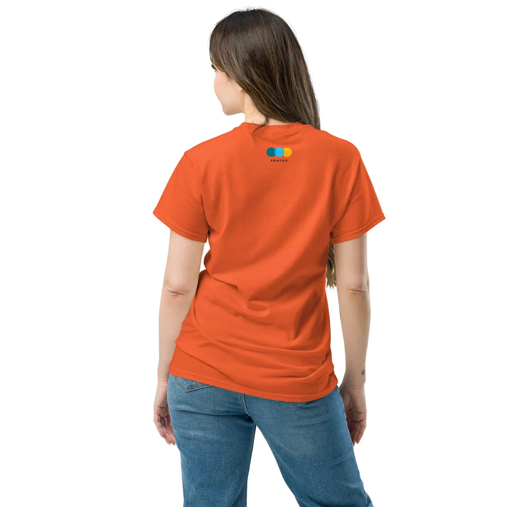 MEIN BLUT IST BELGISCH Unisex-T-Shirt - Orange / S - Printoo Shop - 6105042_14965