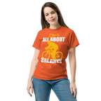 BALANCED LIFE unisex t-shirt - Printoo Shop - - bicycle, t-shirt, unisex, Unisex Classic Tee | Gildan 5000