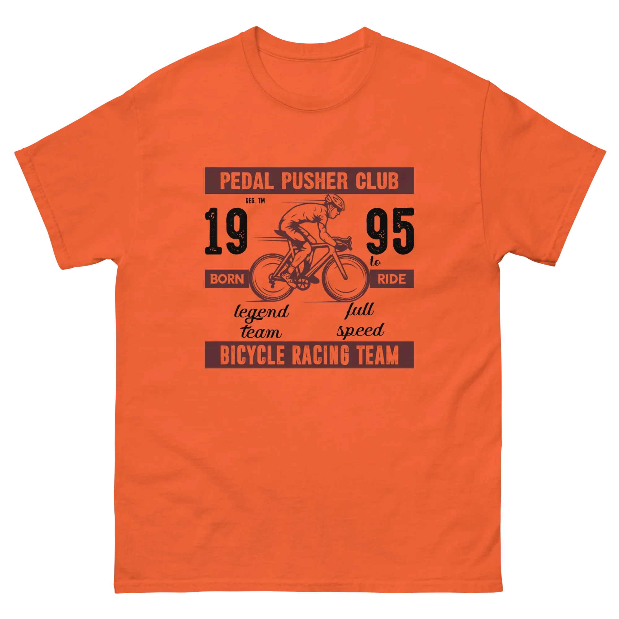 PEDAL PUSHER CLUB unisex t-shirt - - Bicycle t-shirts - Printoo Shop
