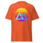 SUNSET GEOMETRY unisex t-shirt - Printoo Shop - - Retro & Synthwave T-Shirts, t-shirt, unisex, Unisex Classic Tee | Gildan 5000