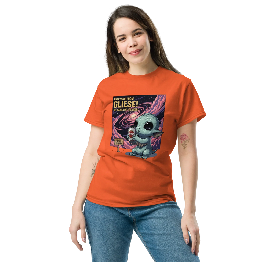 GREETINGS FROM GLIESE unisex t-shirt - - - Printoo Shop