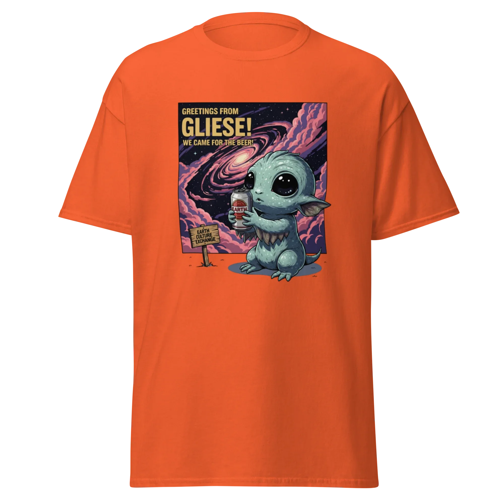 GREETINGS FROM GLIESE unisex t-shirt - Printoo Shop - - Astronomy, Fantasy, t-shirt, unisex, Unisex Classic Tee | Gildan 5000