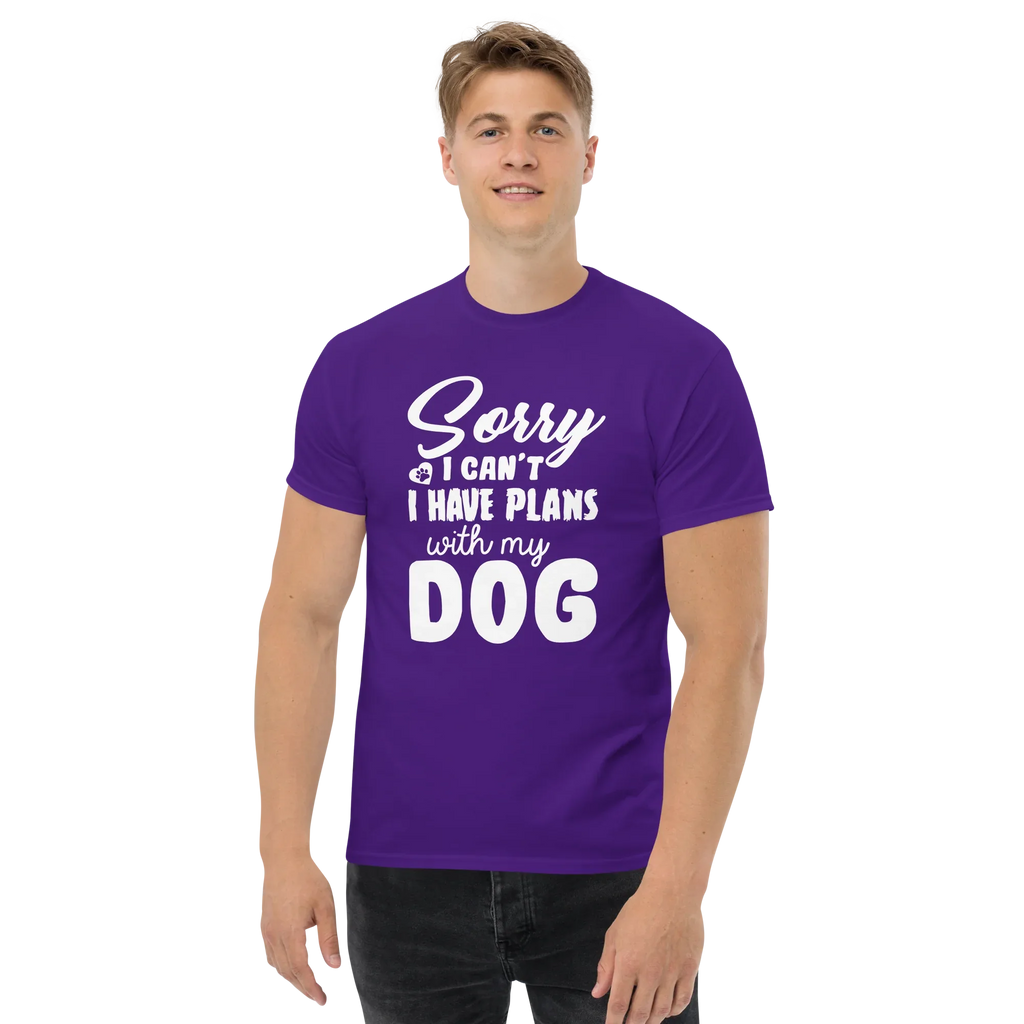 WITH MY DOG unisex t-shirt - - Dogs t-shirt - Printoo Shop