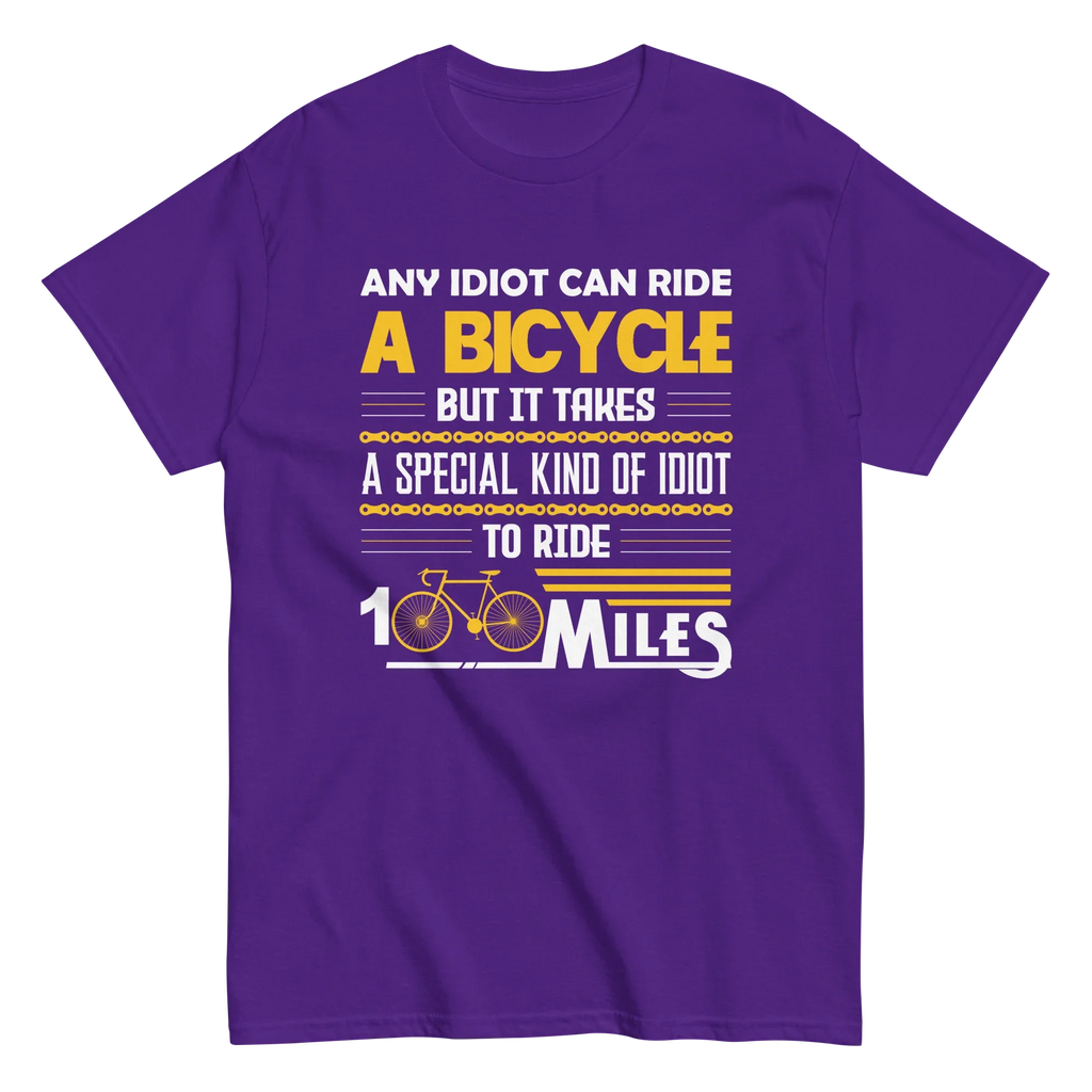 100 MILES unisex t-shirt - Printoo Shop - - bicycle, t-shirt, unisex, Unisex Classic Tee | Gildan 5000