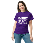 MUSIC IS MY VALENTINE unisex classic tee - - Music t-shirts - Printoo Shop