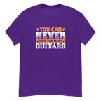YOU CAN NEVER HAVE TOO MANY GUITARS unisex t-shirt - - Music t-shirts - Printoo Shop