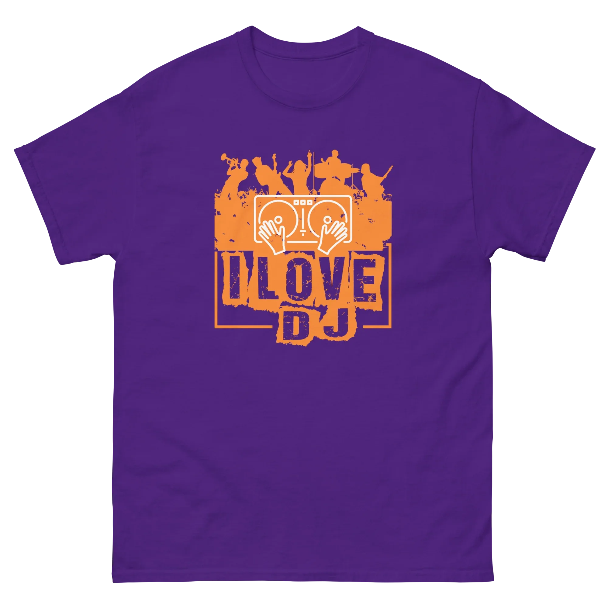 I LOVE DJ unisex t-shirt - - Music t-shirts - Printoo Shop