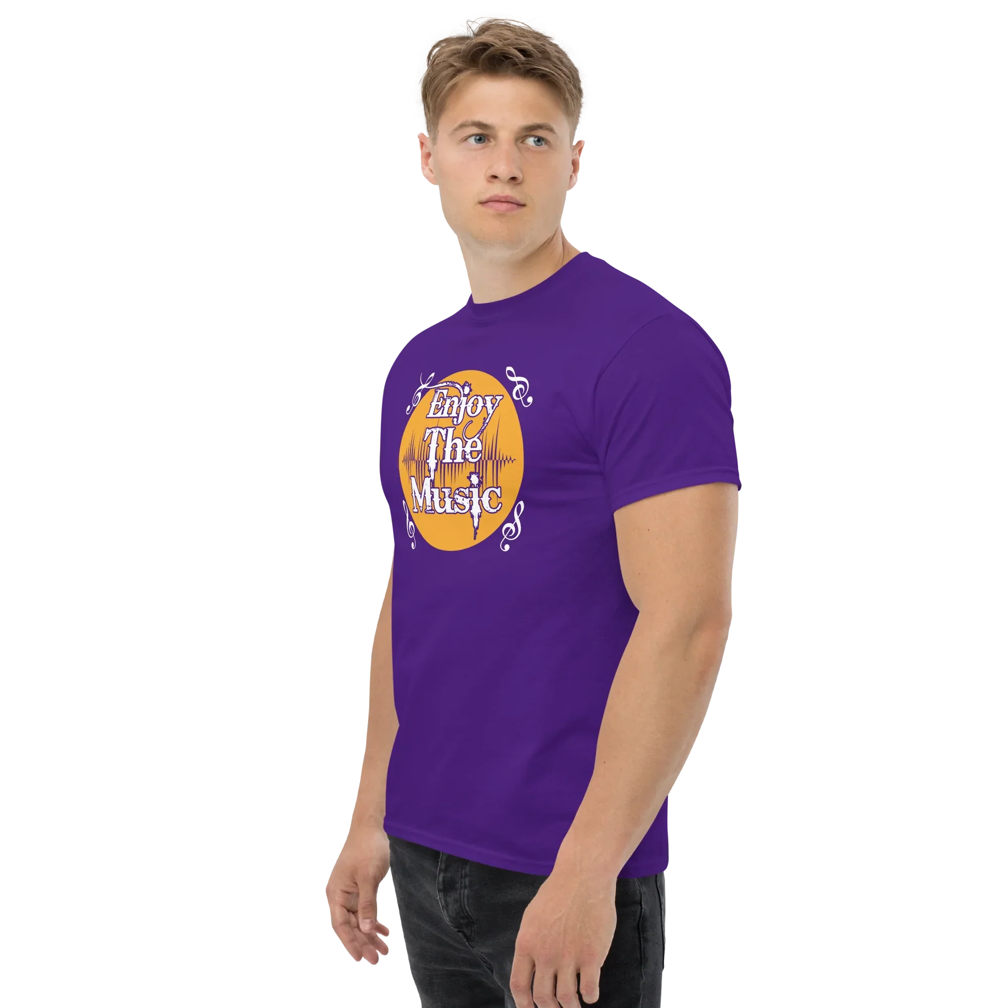 ENJOY THE MUSIC unisex t-shirt - - Music t-shirts - Printoo Shop