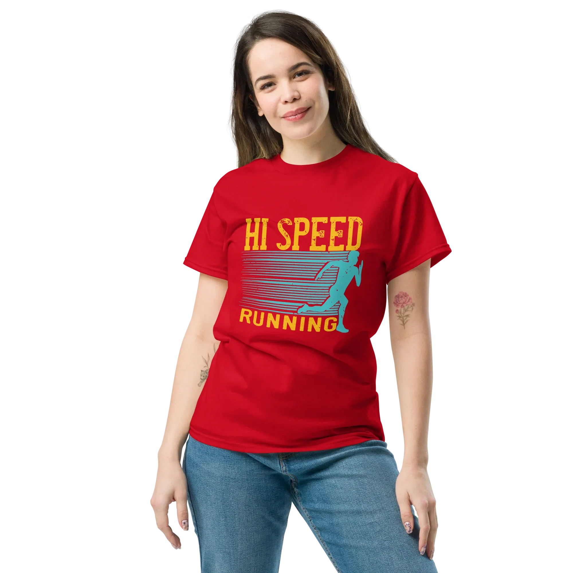 HIGH SPEED RUNNING unisex t-shirt - - - Printoo Shop