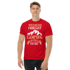 WEEKEND FORECAST unisex t-shirt - - Camping & Outdoor t-shirts - Printoo Shop