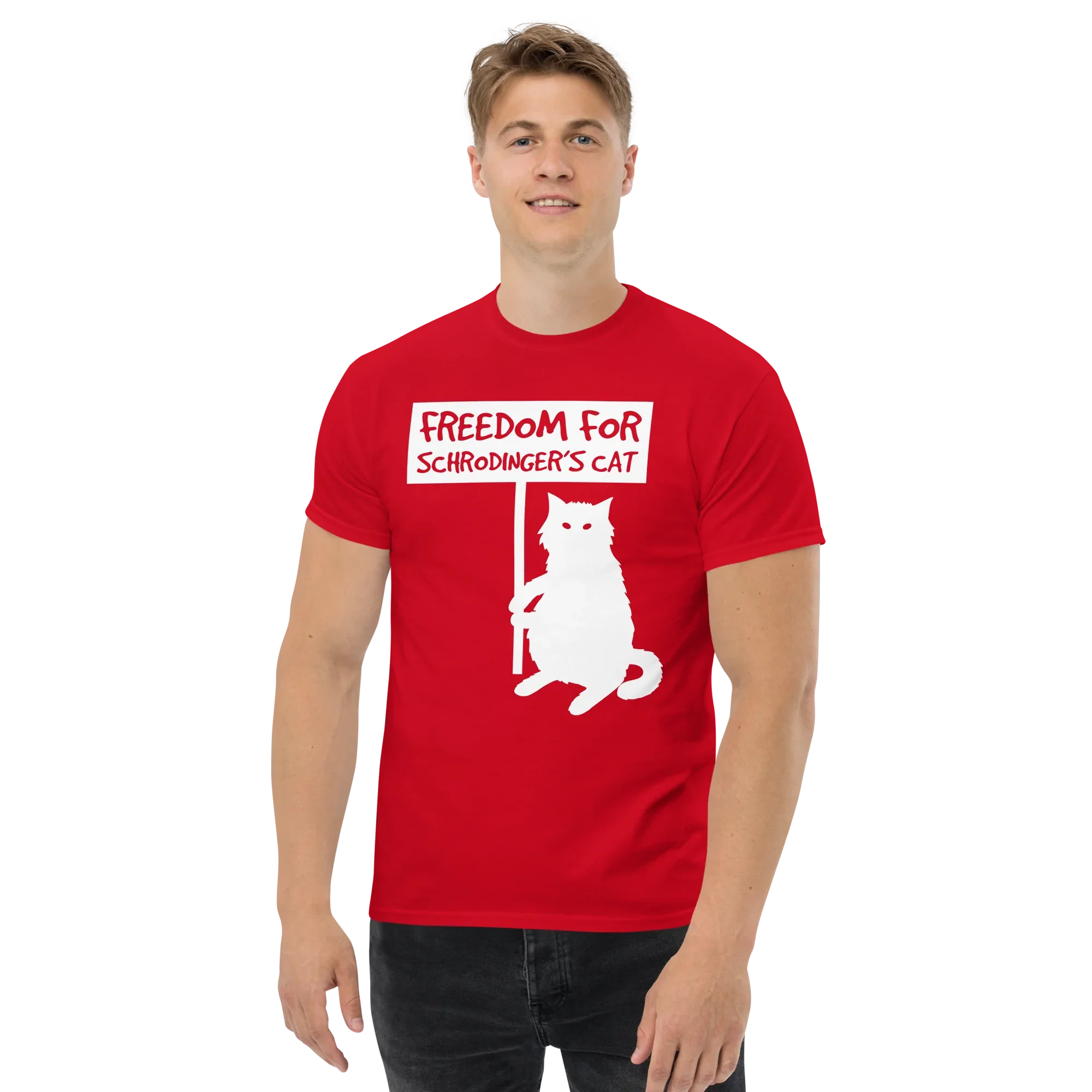 SCHRODINGER'S CAT unisex t-shirt - - Cat t-shirts - Printoo Shop