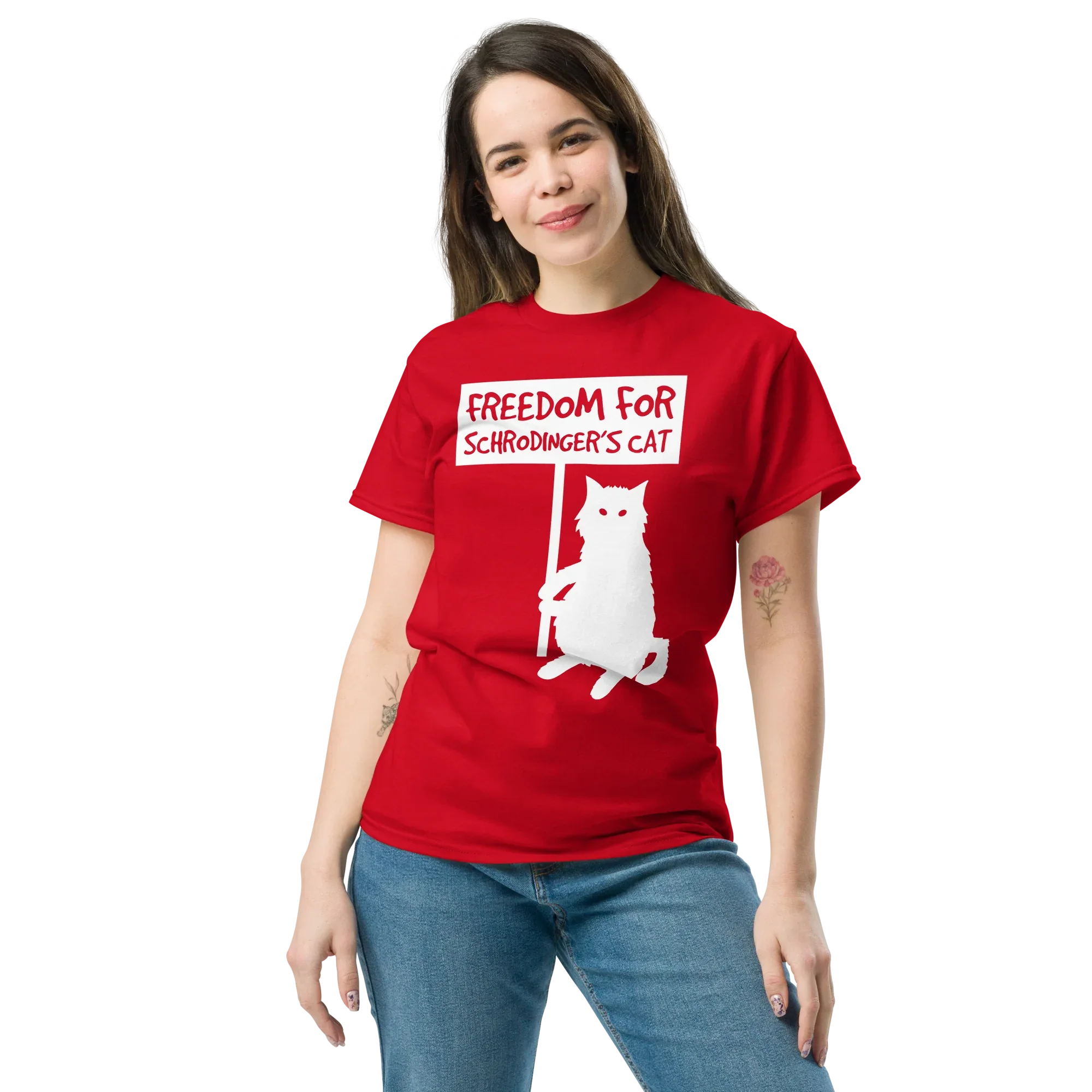 SCHRODINGER'S CAT unisex t-shirt - - Cat t-shirts - Printoo Shop