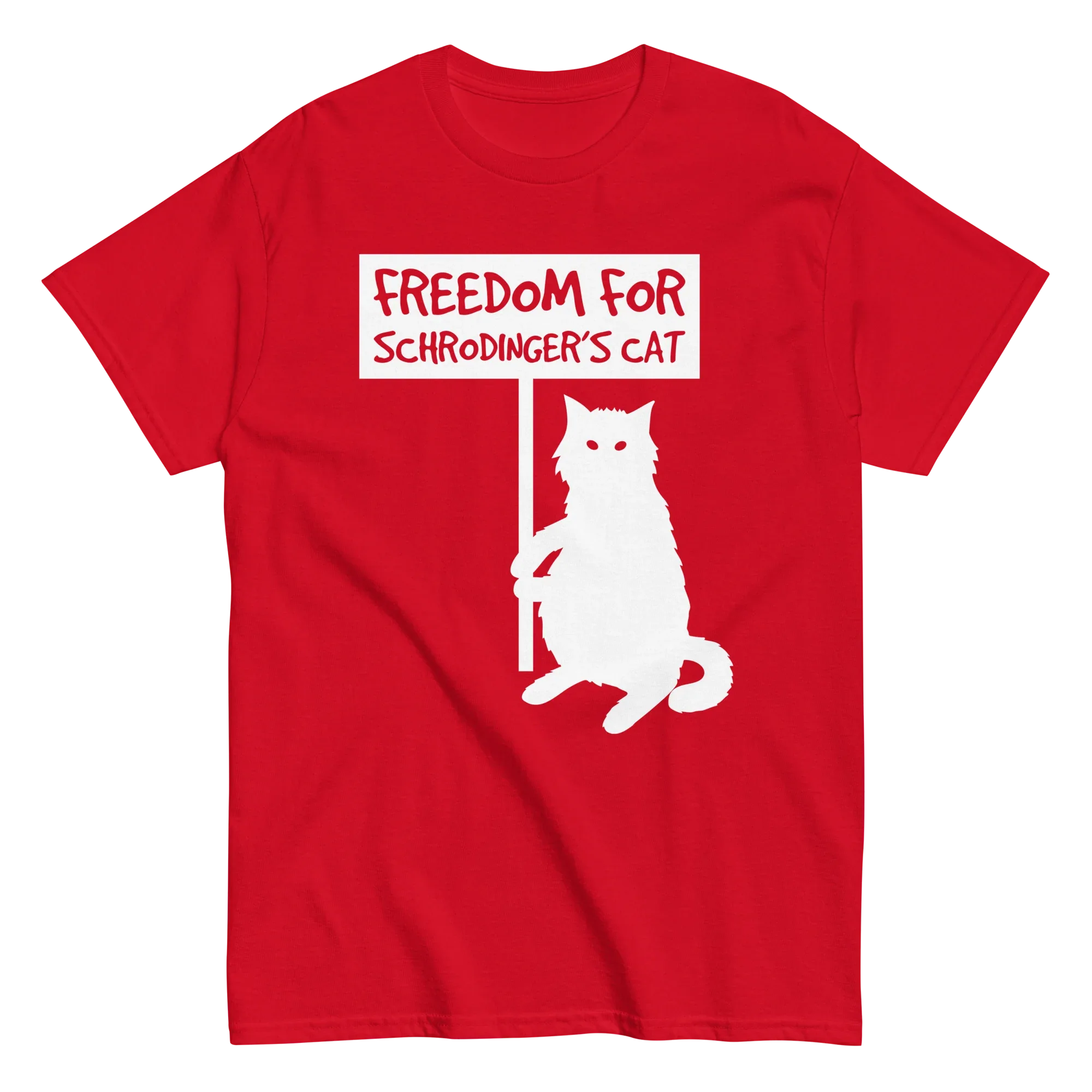 SCHRODINGER'S CAT unisex t-shirt - - Cat t-shirts - Printoo Shop