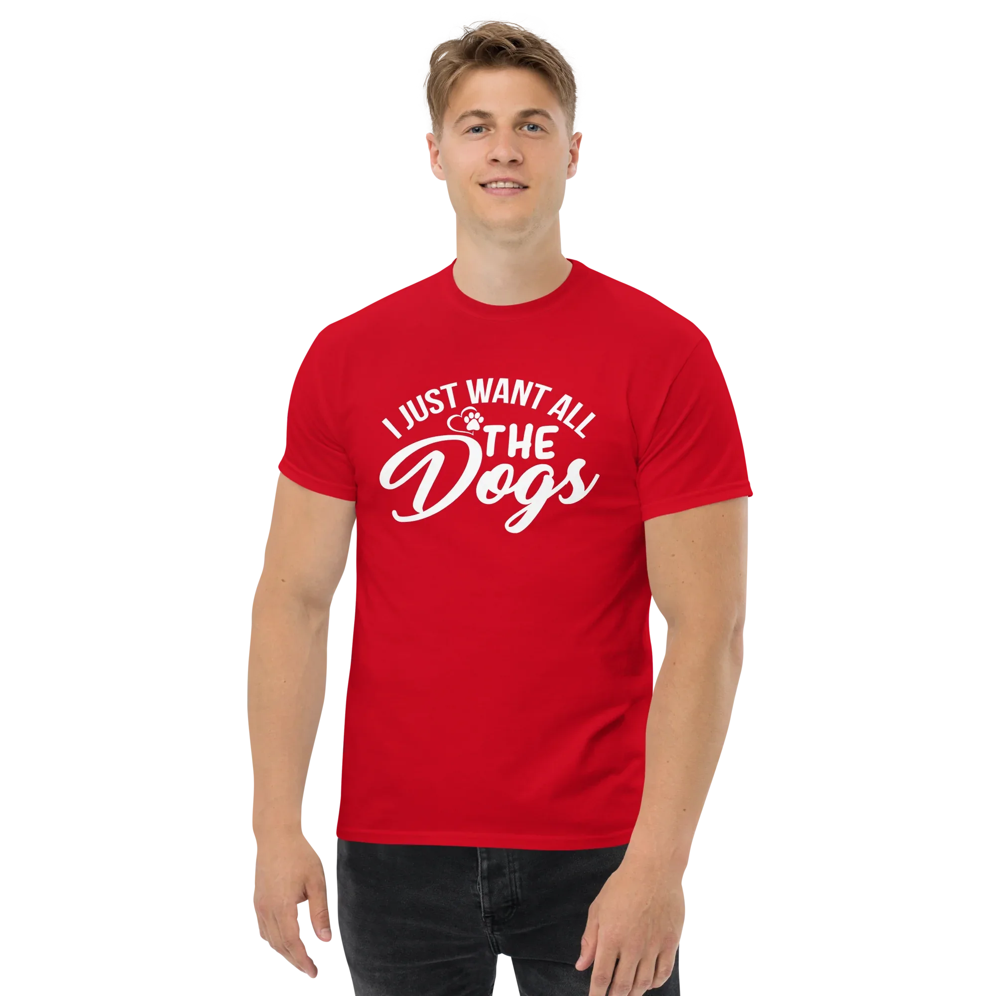 ALL THE DOGS unisex t-shirt - Printoo Shop - - dog, Streetwear look, t-shirt, unisex, Unisex Classic Tee | Gildan 5000
