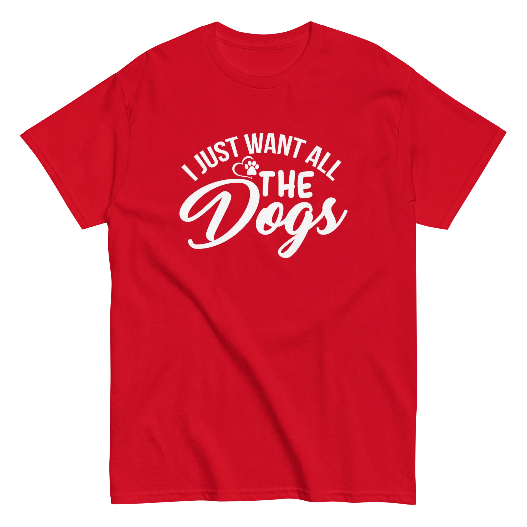 ALL THE DOGS unisex t-shirt - Printoo Shop - - dog, Streetwear look, t-shirt, unisex, Unisex Classic Tee | Gildan 5000