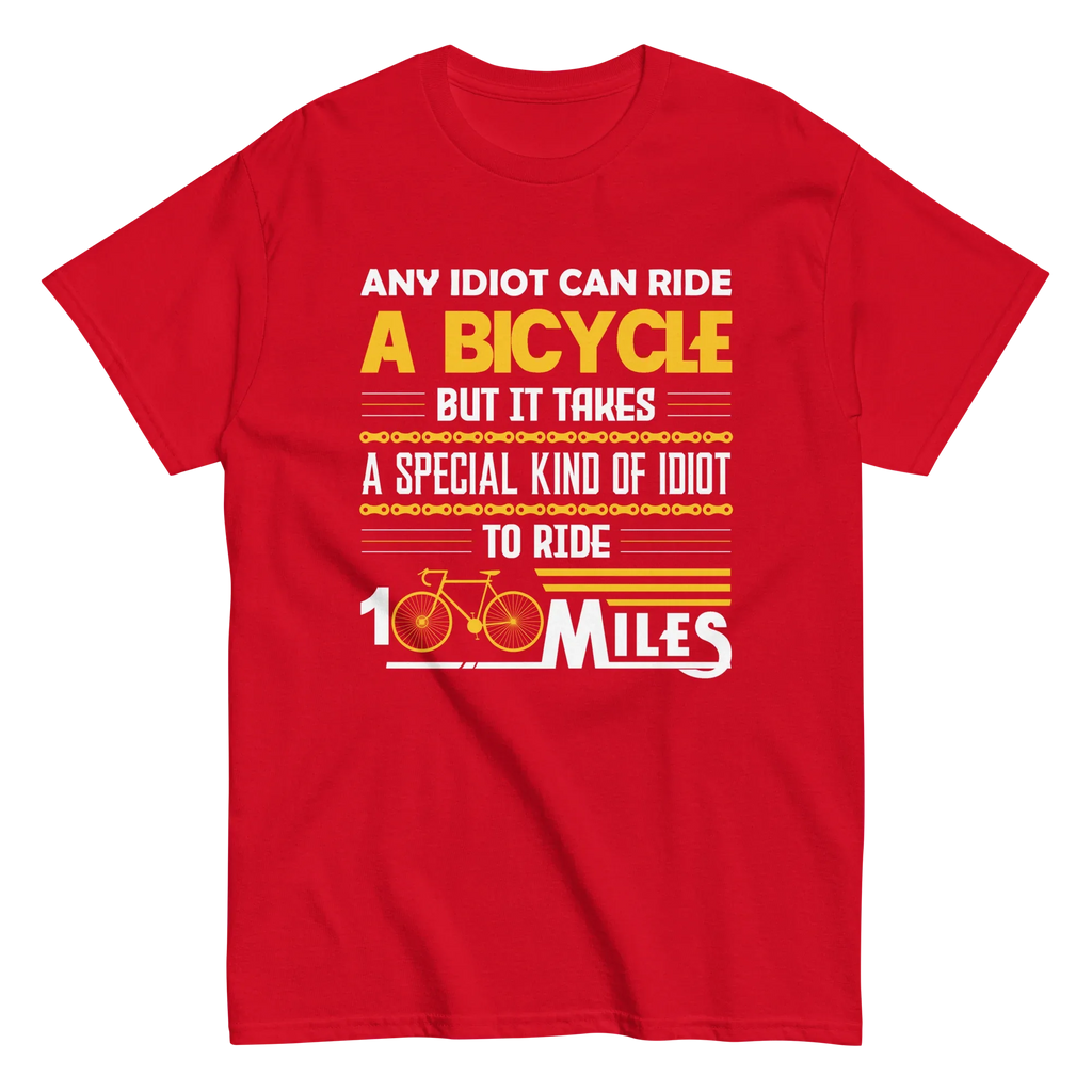 100 MILES unisex t-shirt - Printoo Shop - - bicycle, t-shirt, unisex, Unisex Classic Tee | Gildan 5000