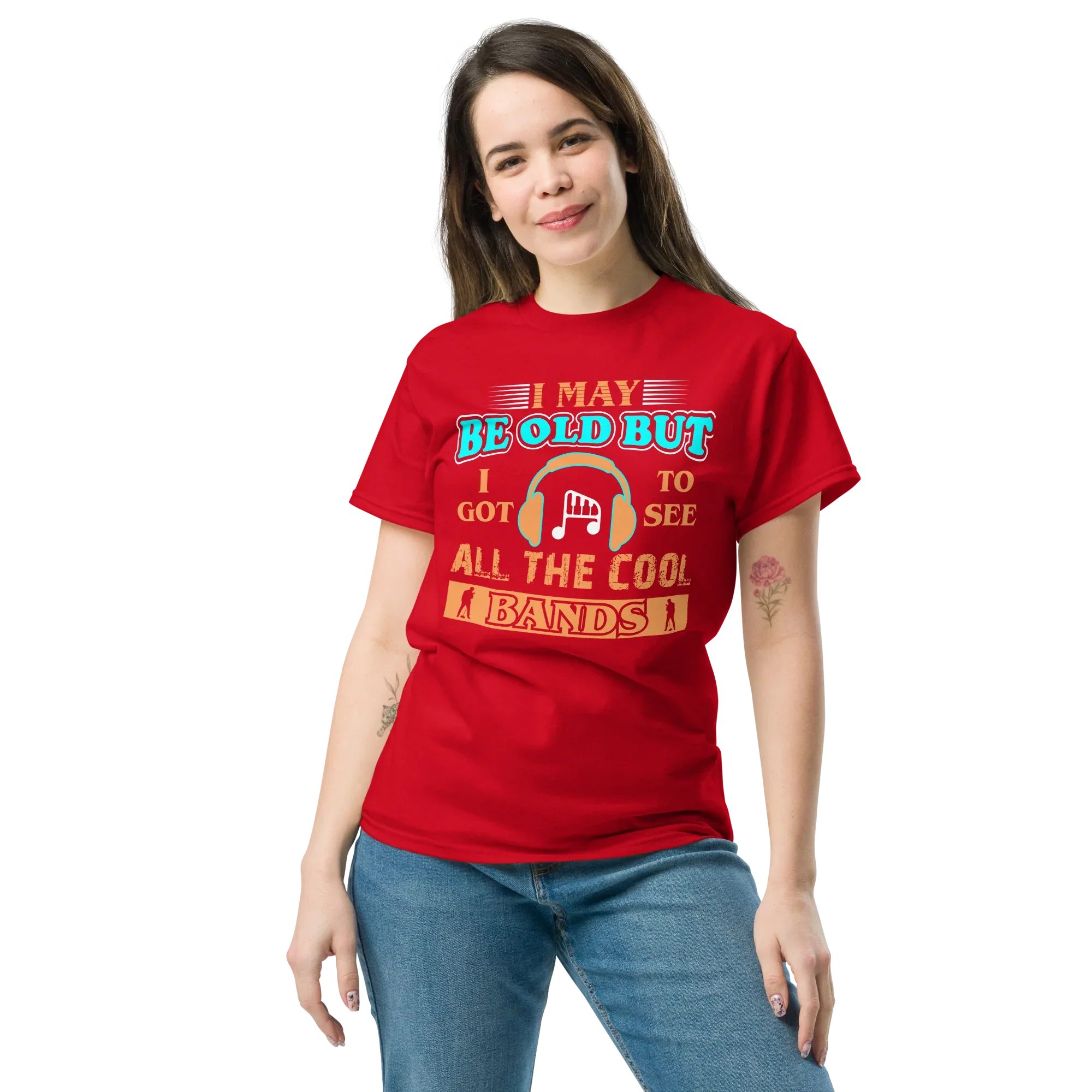 I MAY BE OLD unisex t-shirt - - Music t-shirts - Printoo Shop