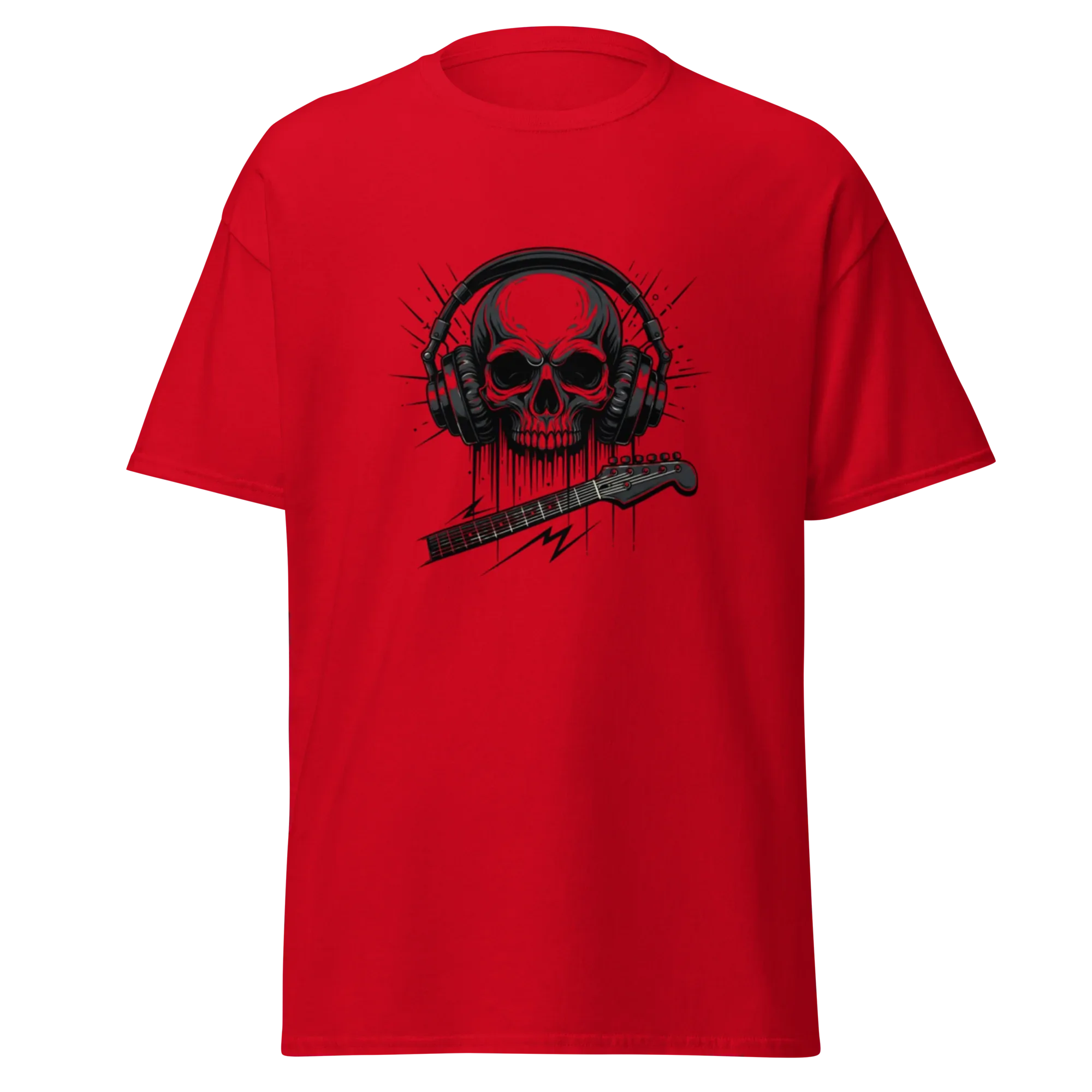 SKULL ROCK VIBES unisex t-shirt - Printoo Shop - - metalmusic, Music t-shirt, t-shirt, unisex, Unisex Classic Tee | Gildan 5000