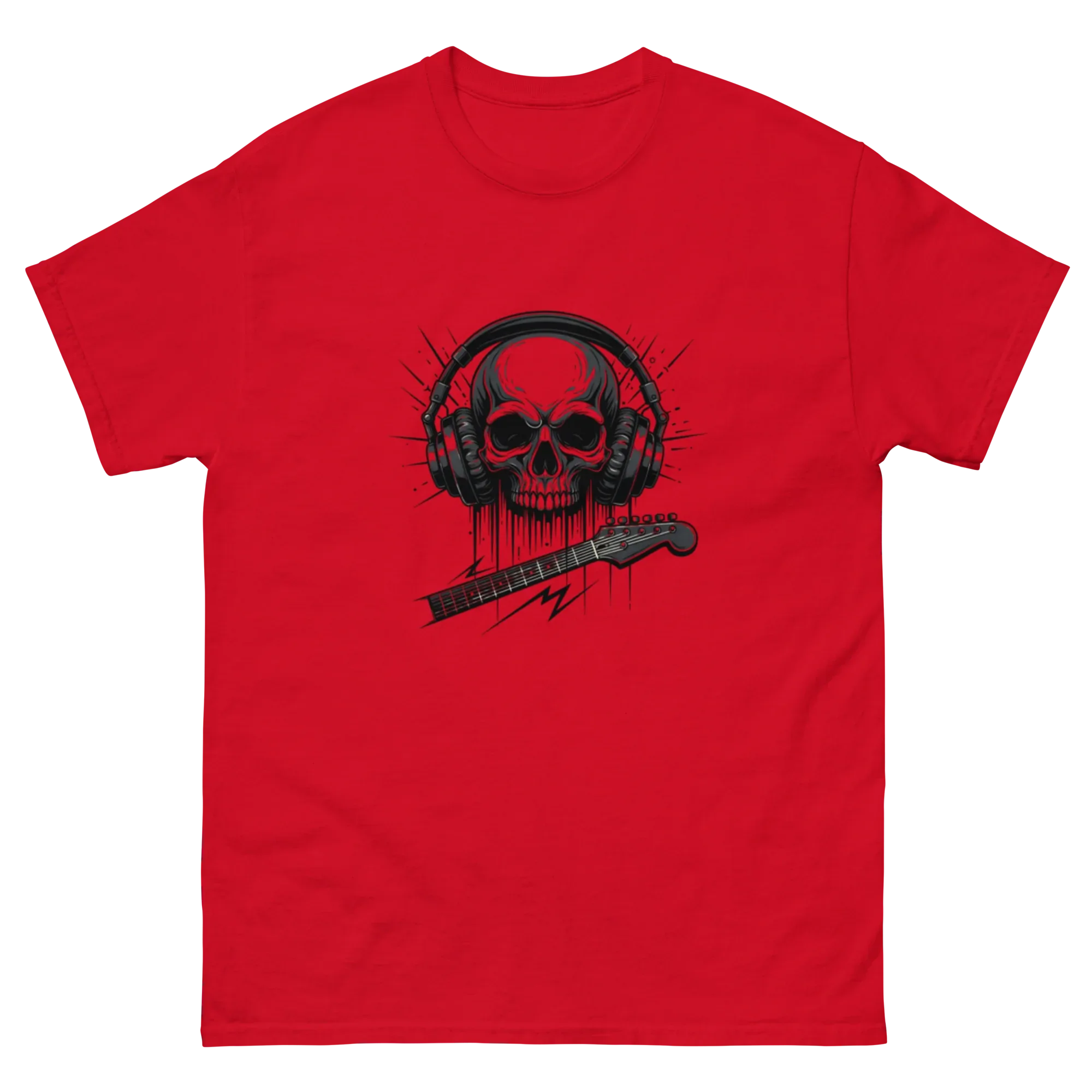 SKULL ROCK VIBES unisex t-shirt - Printoo Shop - - metalmusic, Music t-shirt, t-shirt, unisex, Unisex Classic Tee | Gildan 5000