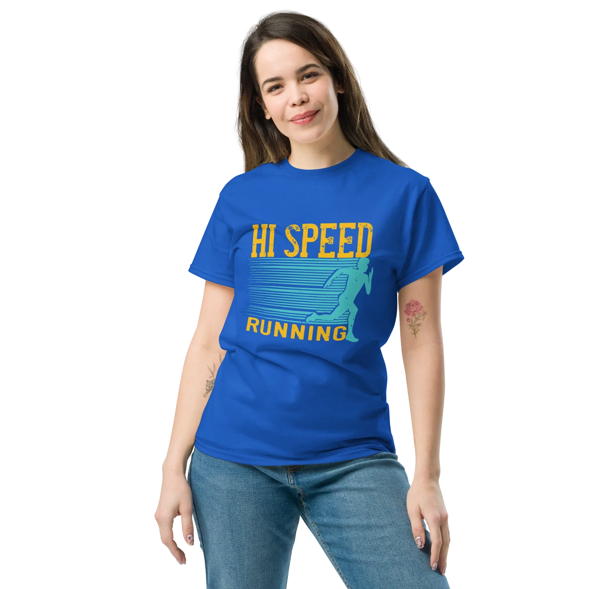 HIGH SPEED RUNNING unisex t-shirt - - - Printoo Shop