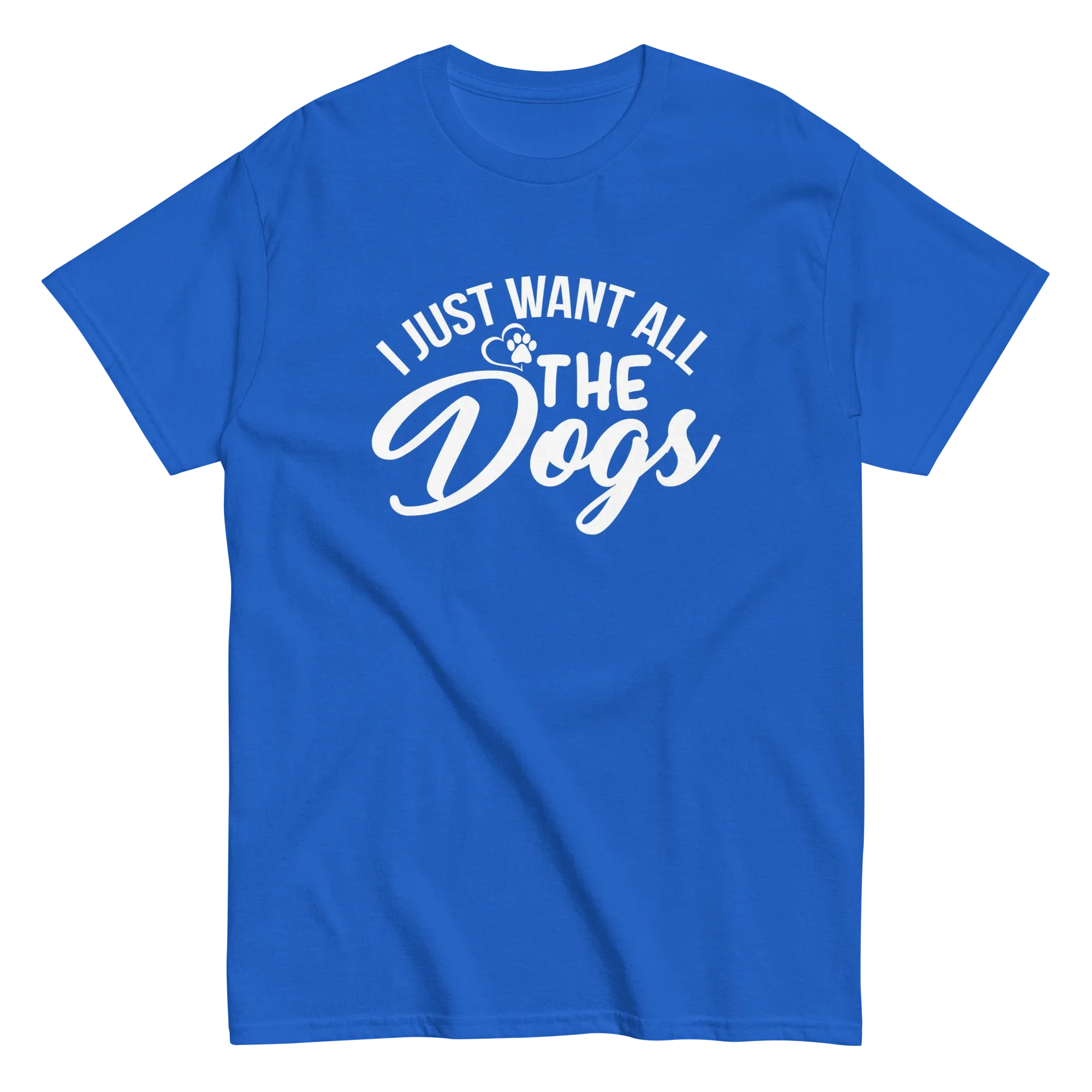 ALL THE DOGS unisex t-shirt - Printoo Shop - - dog, Streetwear look, t-shirt, unisex, Unisex Classic Tee | Gildan 5000