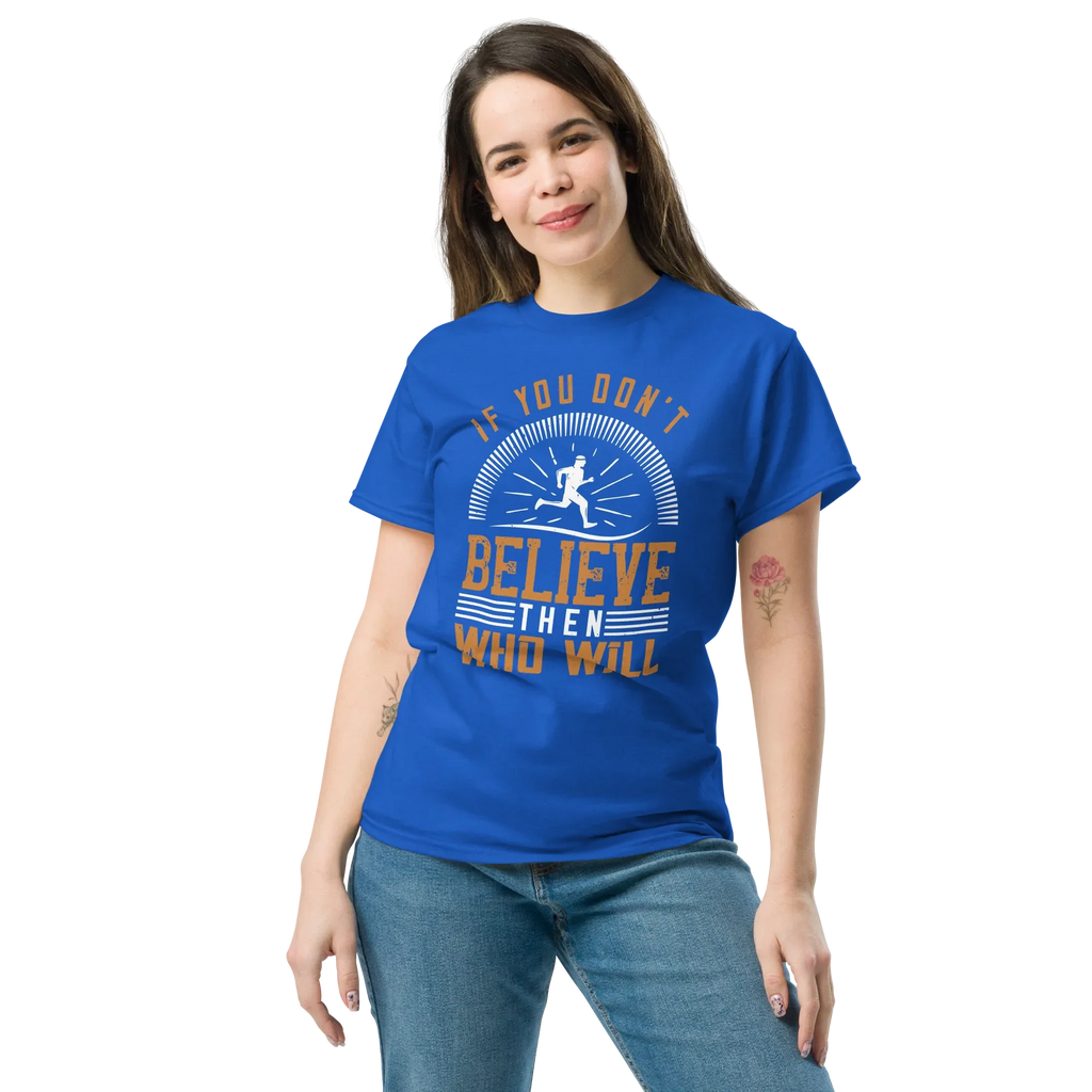 BELIEVE IT unisex t-shirt - - Running t-shirts - Printoo Shop