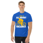 BALANCED LIFE unisex t-shirt - Printoo Shop - - bicycle, t-shirt, unisex, Unisex Classic Tee | Gildan 5000