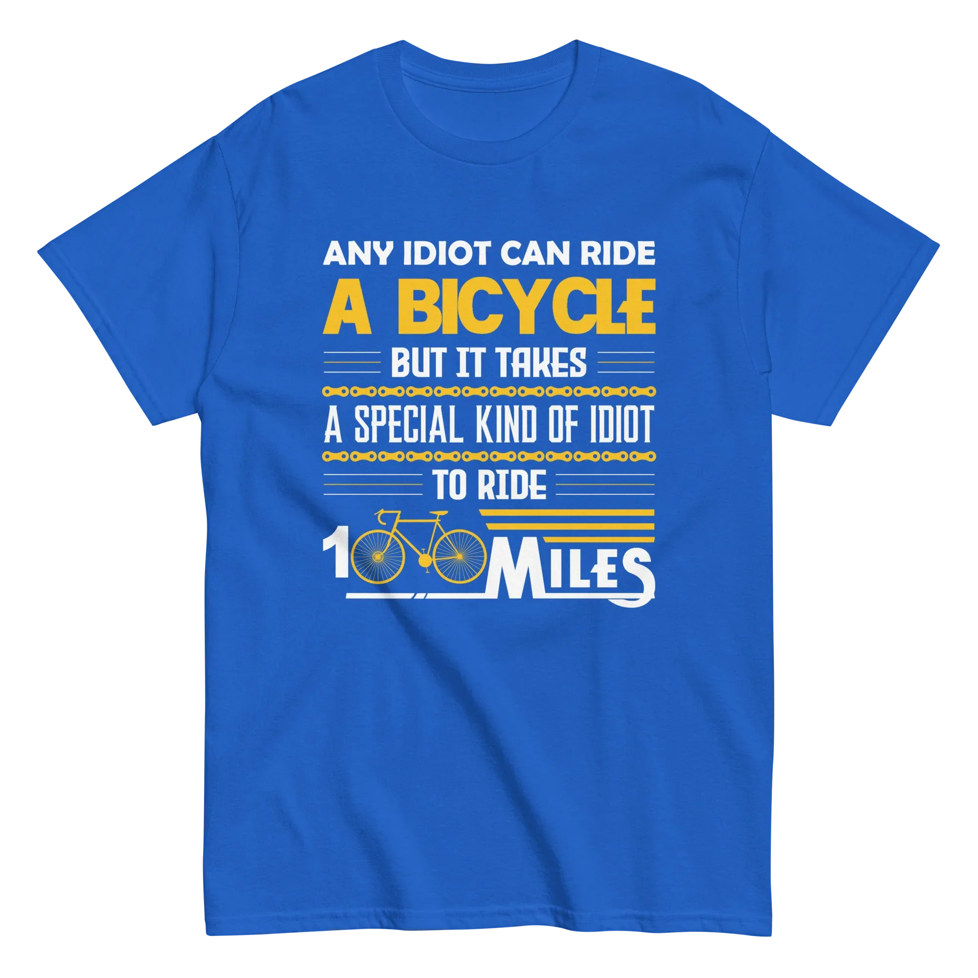 100 MILES unisex t-shirt - Printoo Shop - - bicycle, t-shirt, unisex, Unisex Classic Tee | Gildan 5000