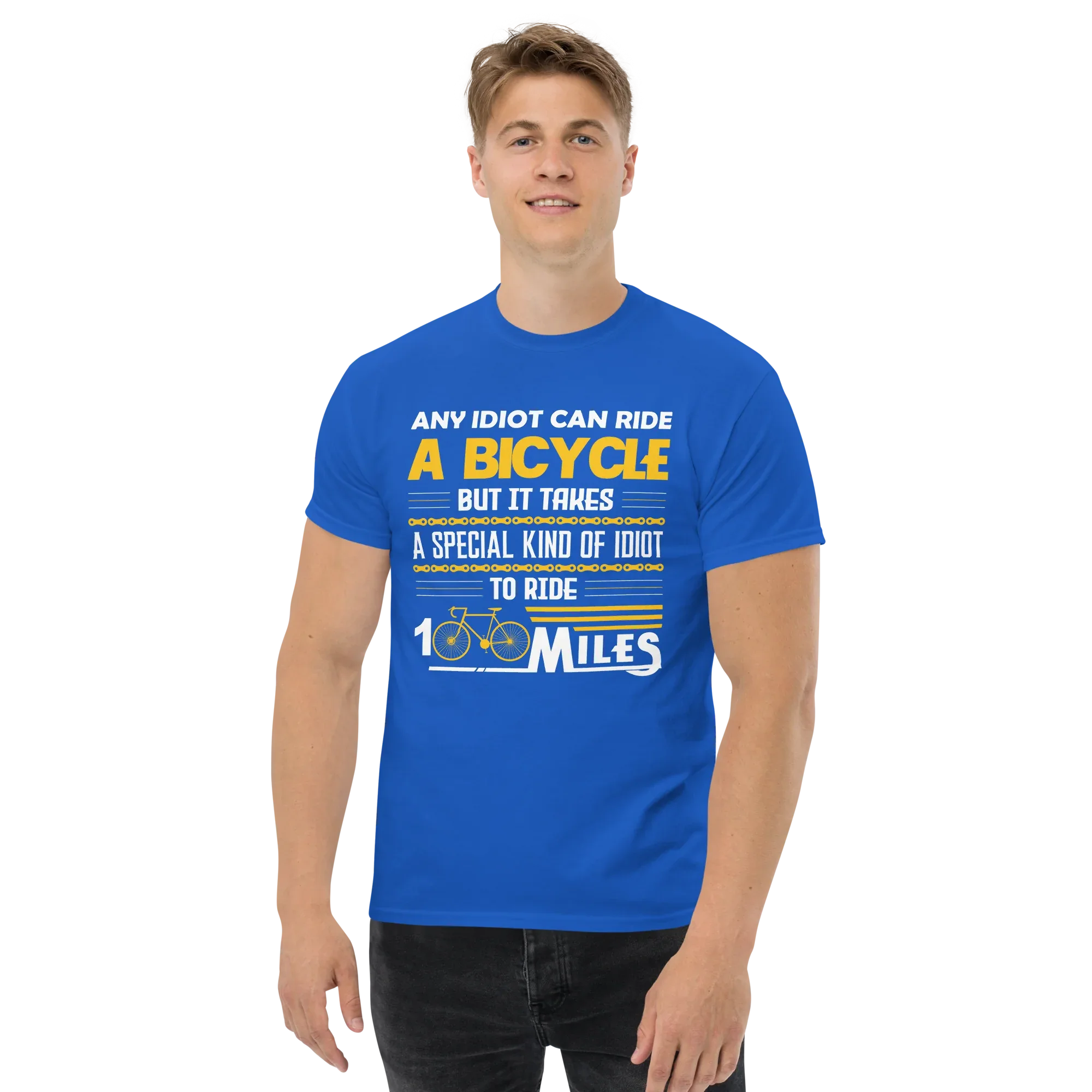 100 MILES unisex t-shirt - Printoo Shop - - bicycle, t-shirt, unisex, Unisex Classic Tee | Gildan 5000