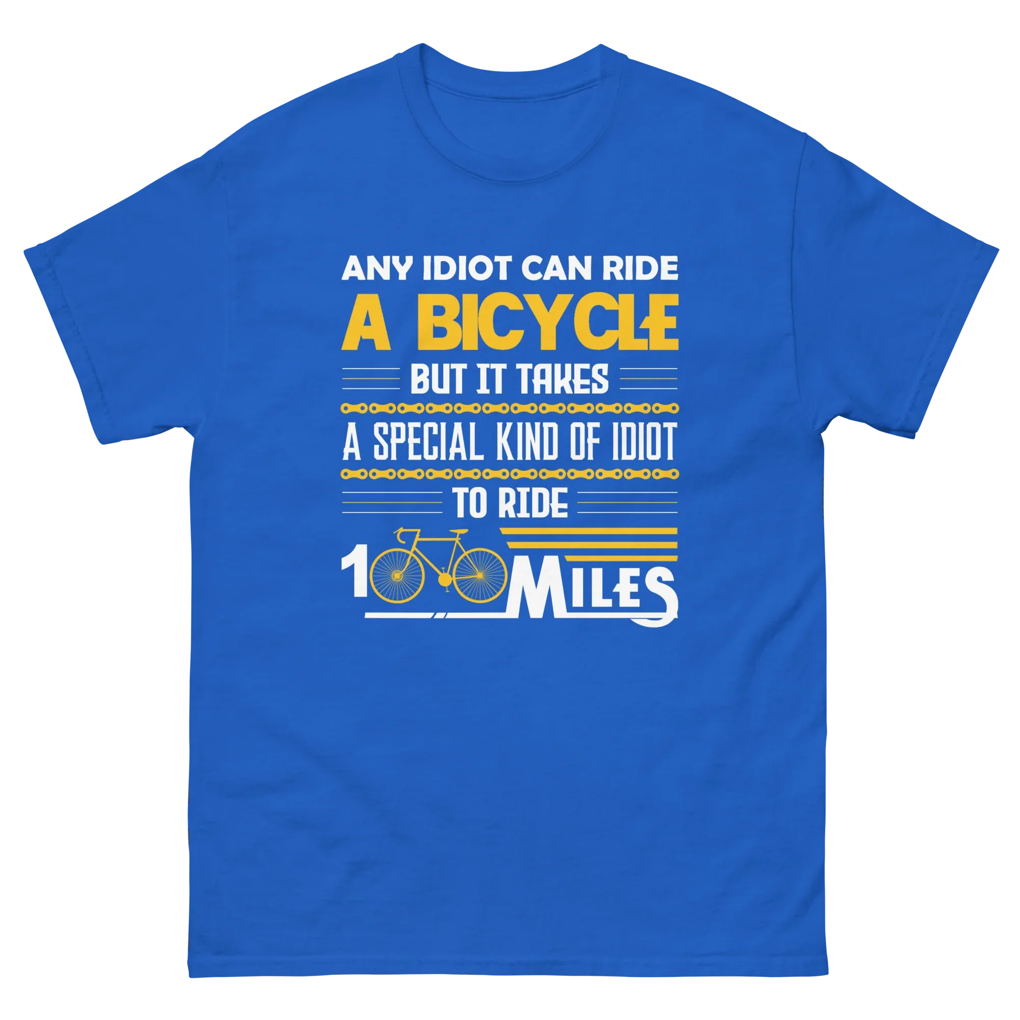 100 MILES unisex t-shirt - Printoo Shop - - bicycle, t-shirt, unisex, Unisex Classic Tee | Gildan 5000