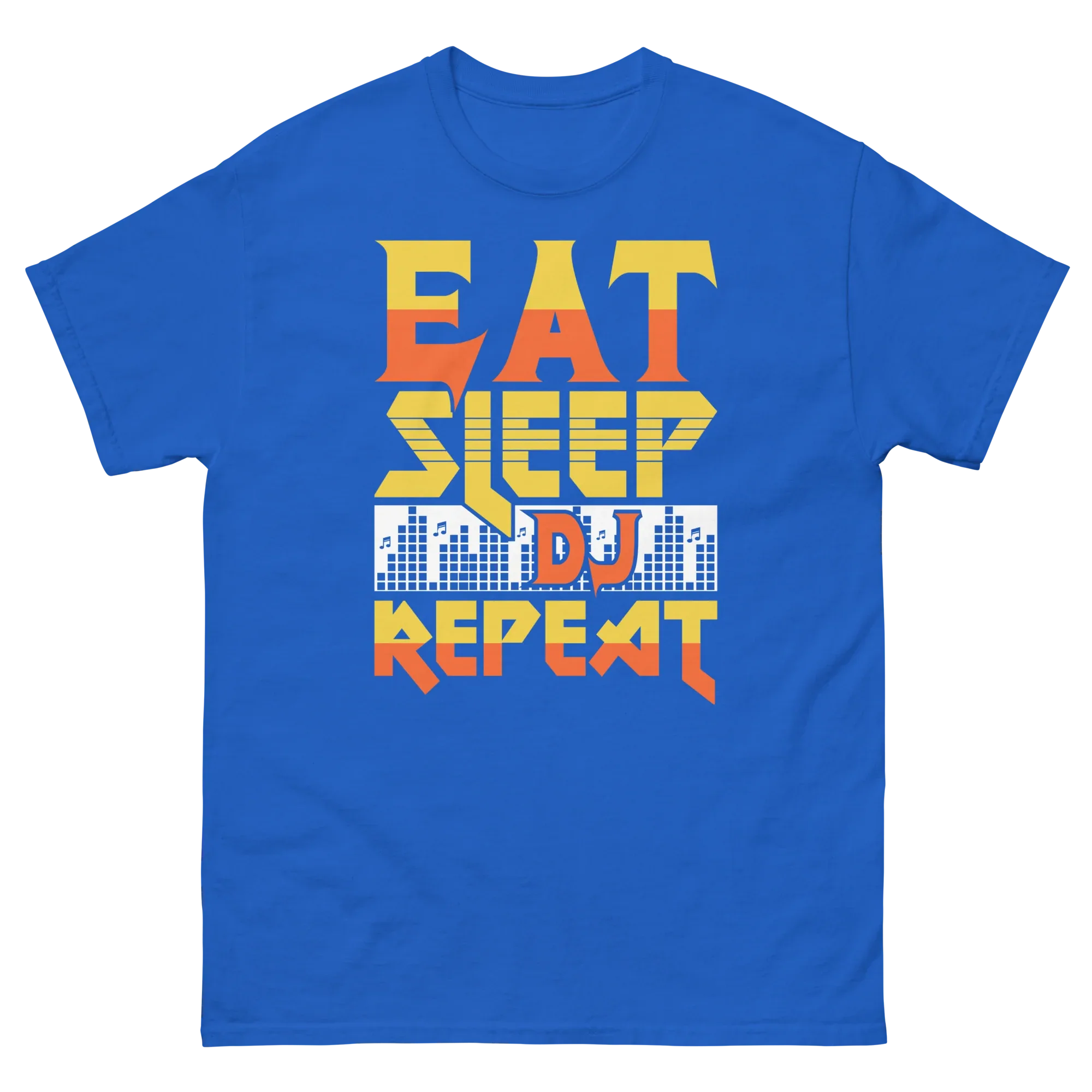 EAT SLEEP DJ REPEAT unisex t-shirt - - Music t-shirts - Printoo Shop