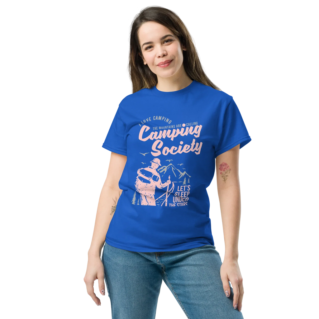 CAMPING SOCIETY unisex t-shirt - - - Printoo Shop