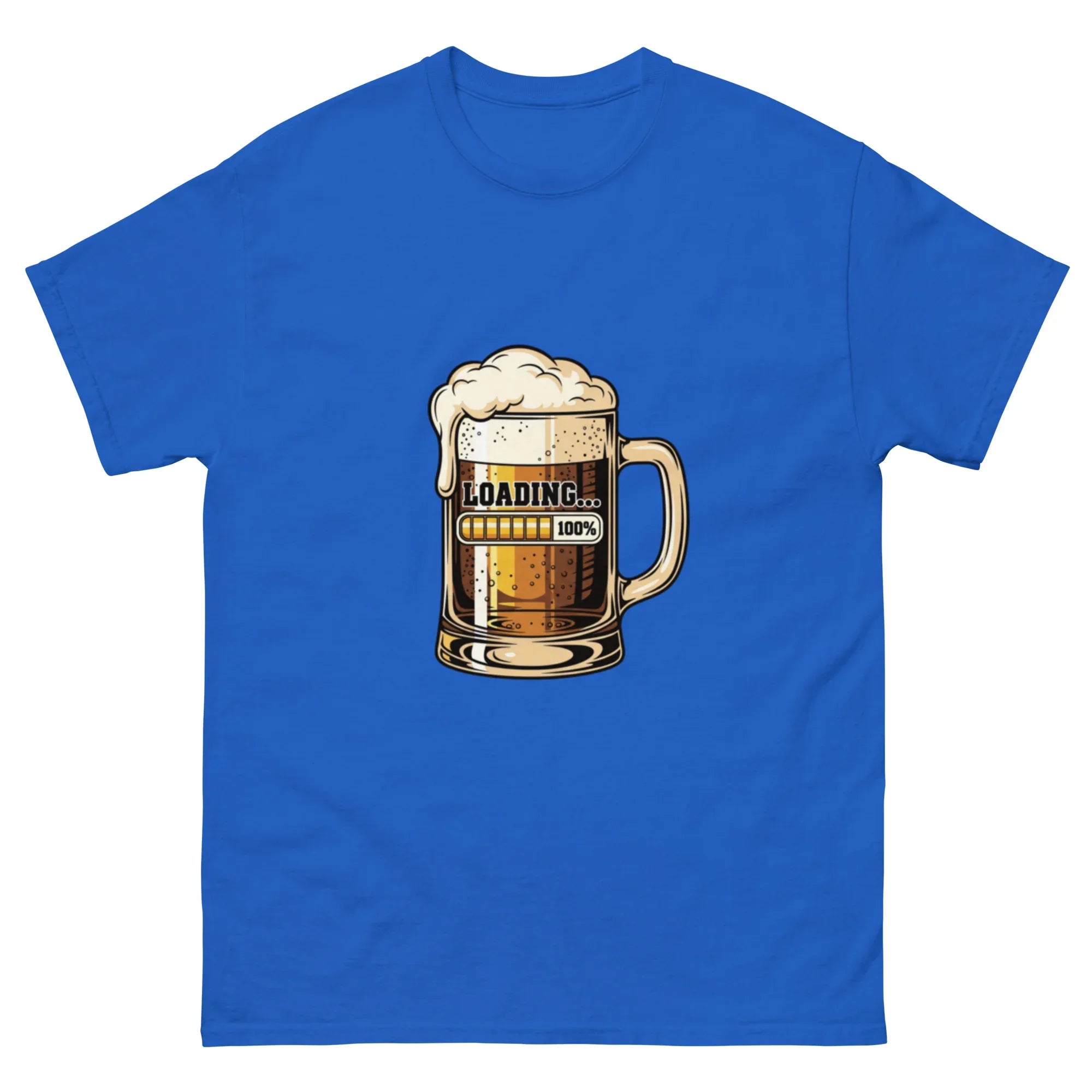 BEER LOADING unisex t-shirt - Printoo Shop - - beer, t-shirt, unisex, Unisex Classic Tee | Gildan 5000