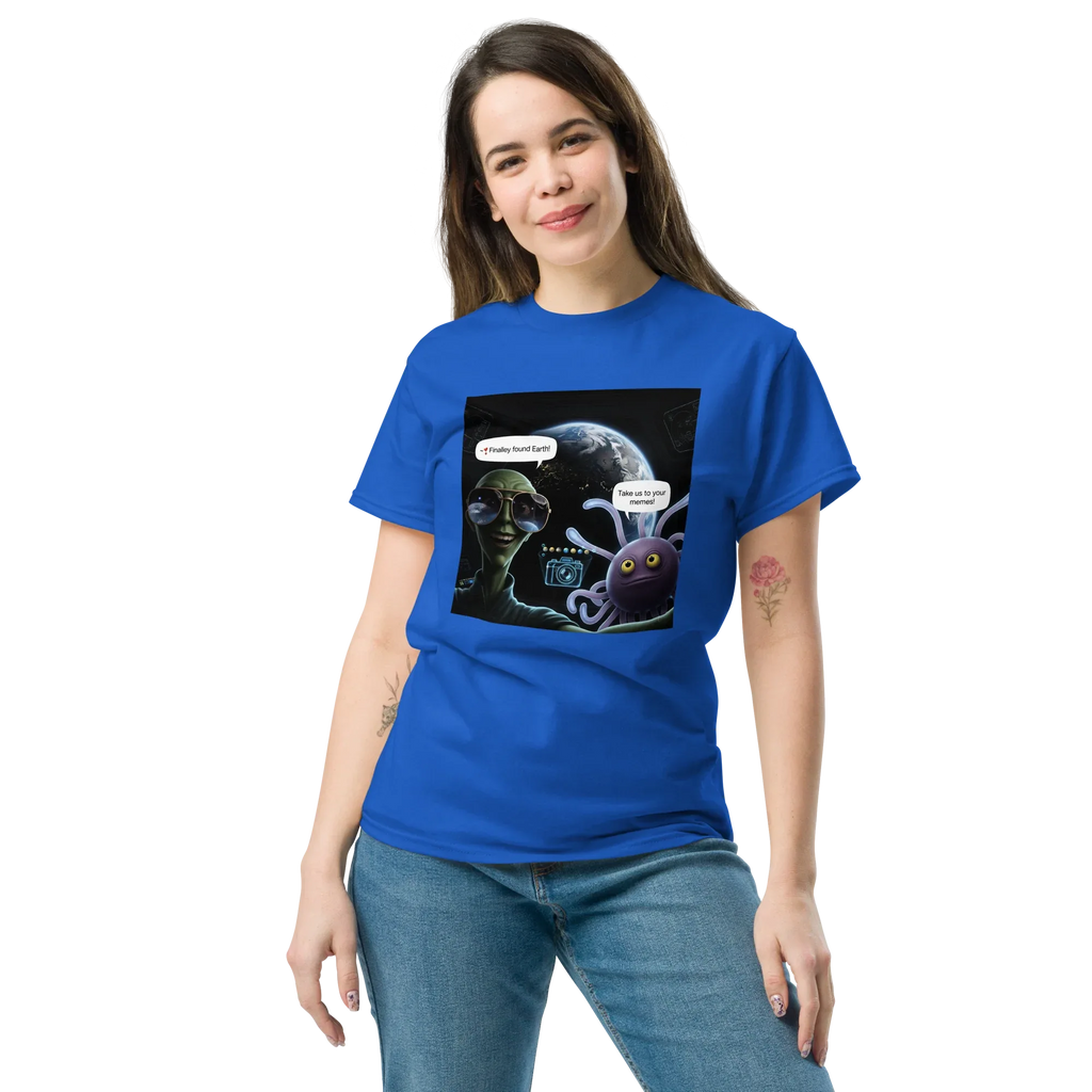 FINALLY FOUND EARTH unisex t-shirt - - - Printoo Shop