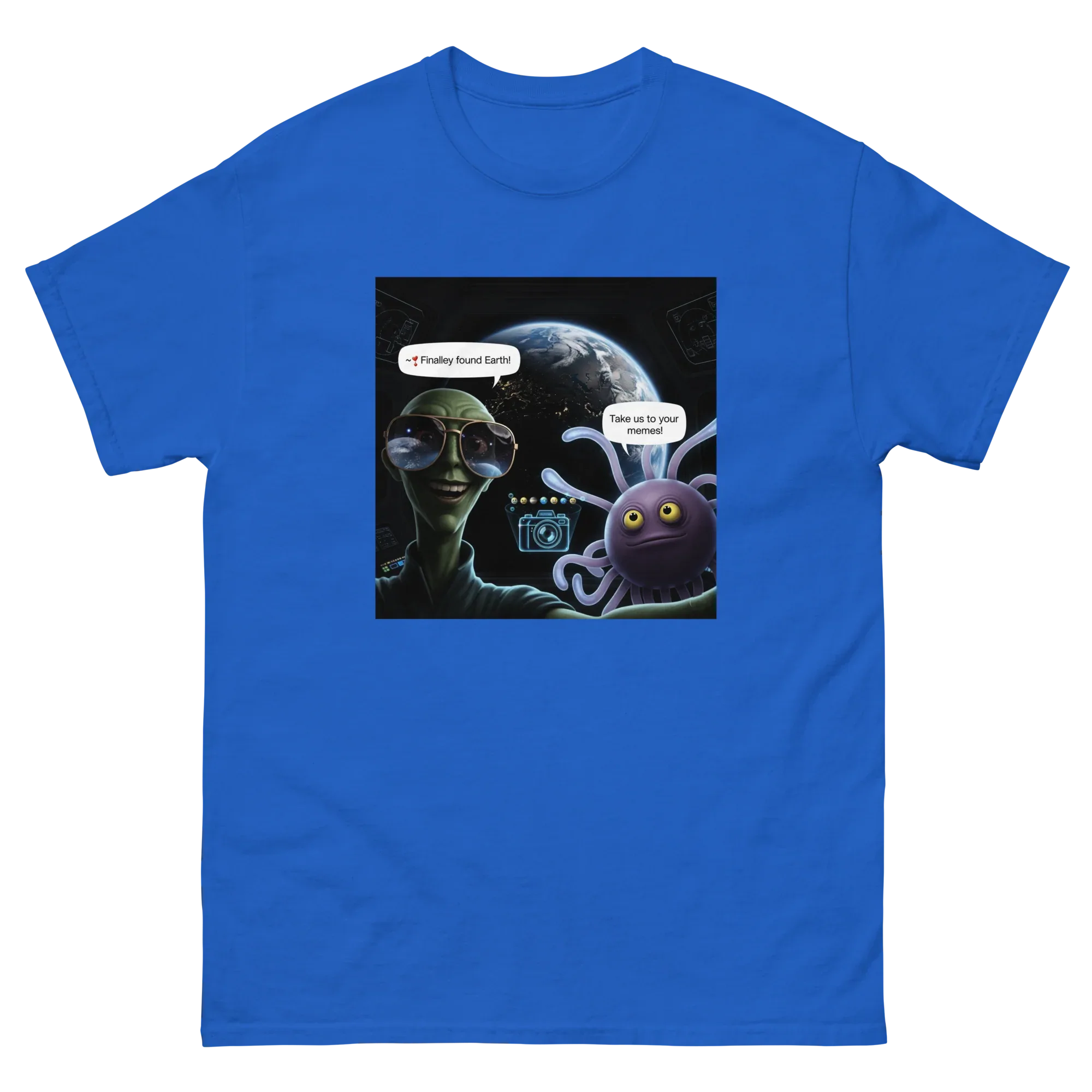 FINALLY FOUND EARTH unisex t-shirt - Printoo Shop - - Astronomy, Fantasy, t-shirt, unisex, Unisex Classic Tee | Gildan 5000