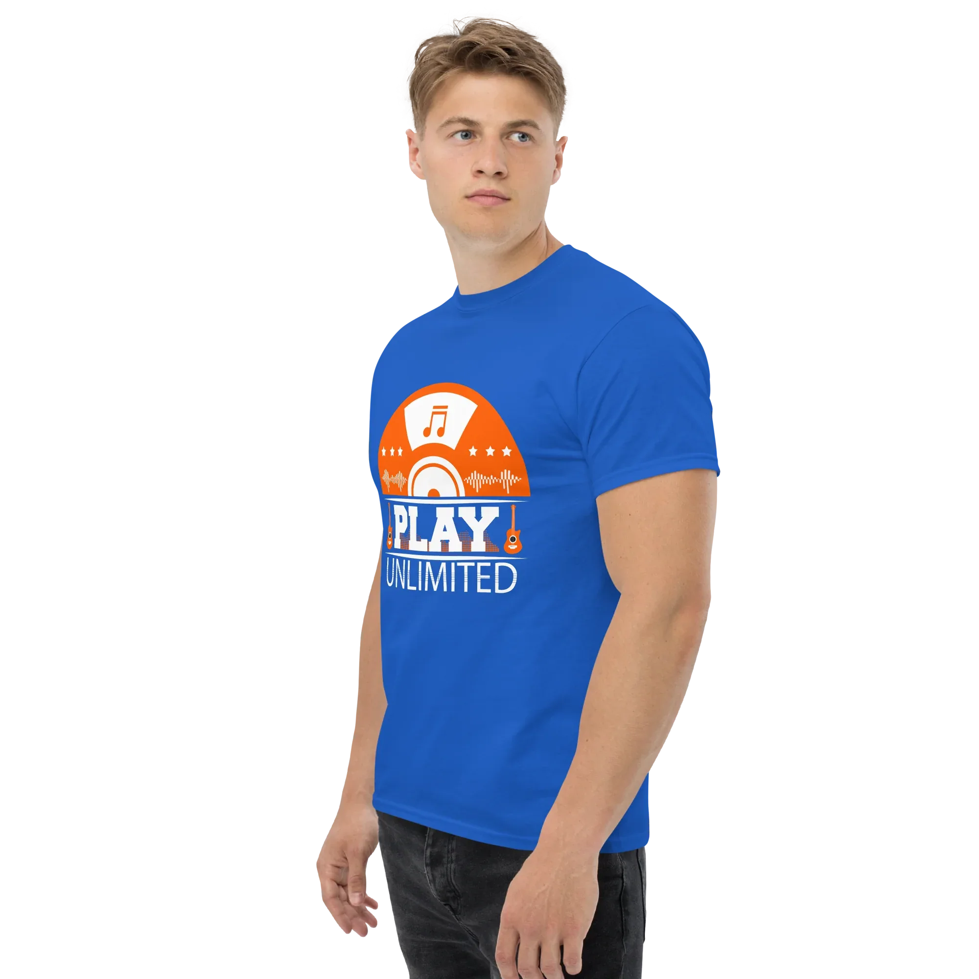 PLAY UNLIMITED unisex t-shirt - - Music t-shirts - Printoo Shop