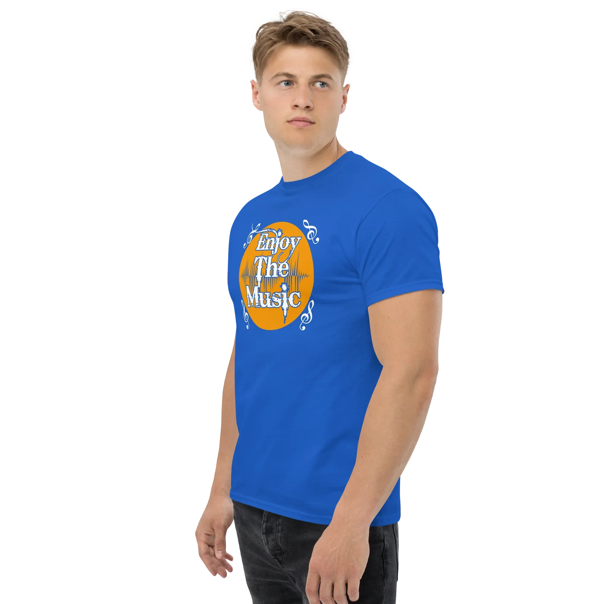 ENJOY THE MUSIC unisex t-shirt - - Music t-shirts - Printoo Shop