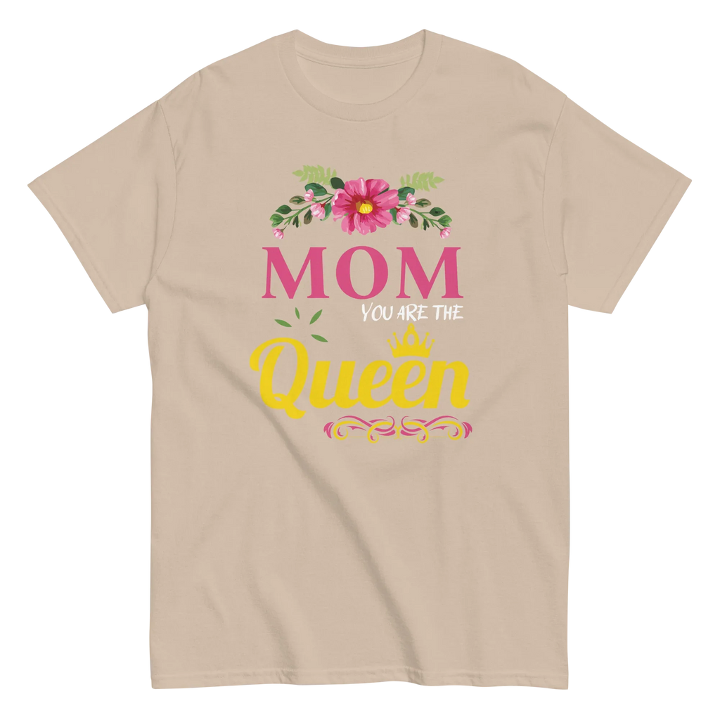 MOM QUEEN unisex t-shirt - Printoo Shop - - Mom t-shirt, t-shirt, unisex, Unisex Classic Tee | Gildan 5000