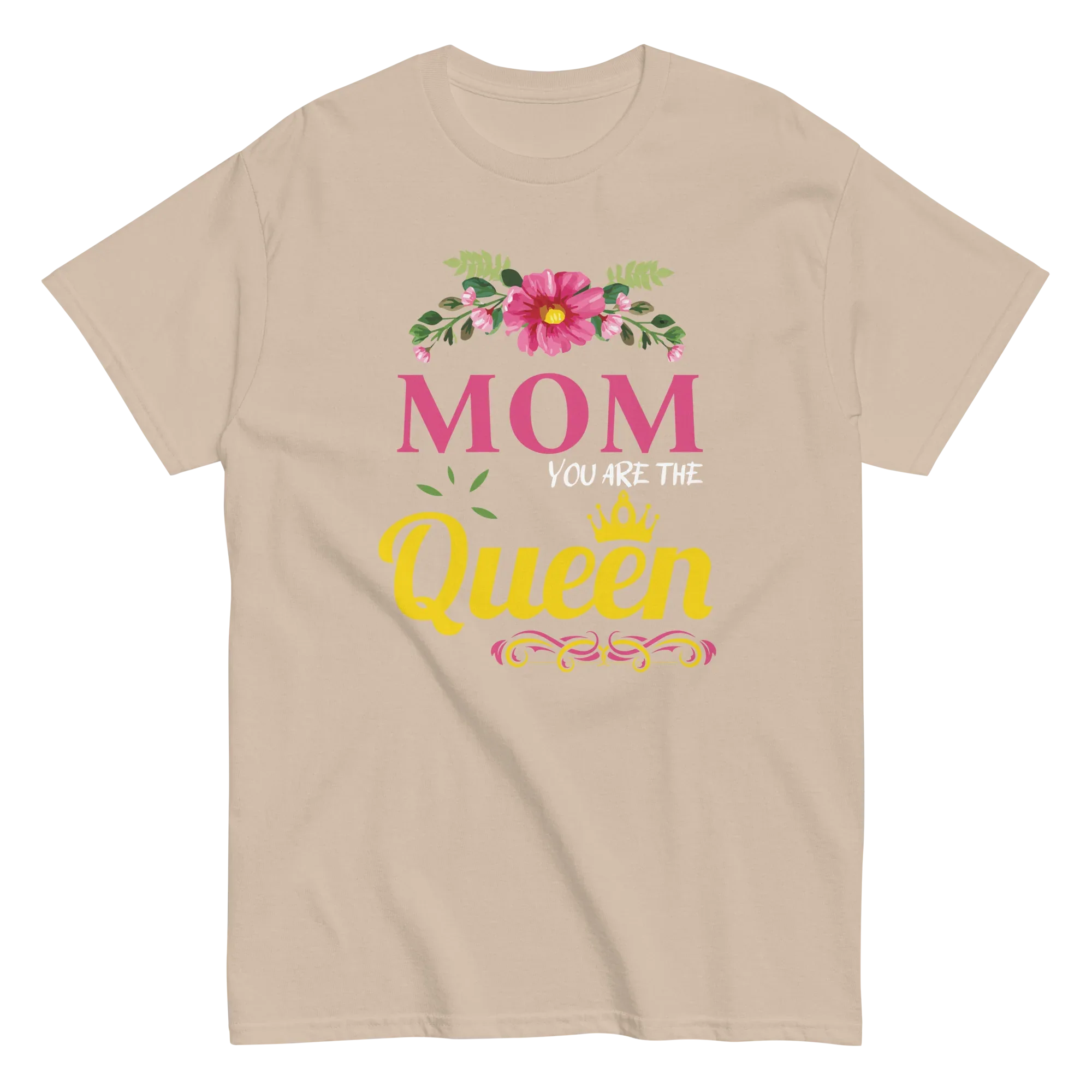 MOM QUEEN unisex t-shirt - Printoo Shop - - Mom t-shirt, t-shirt, unisex, Unisex Classic Tee | Gildan 5000